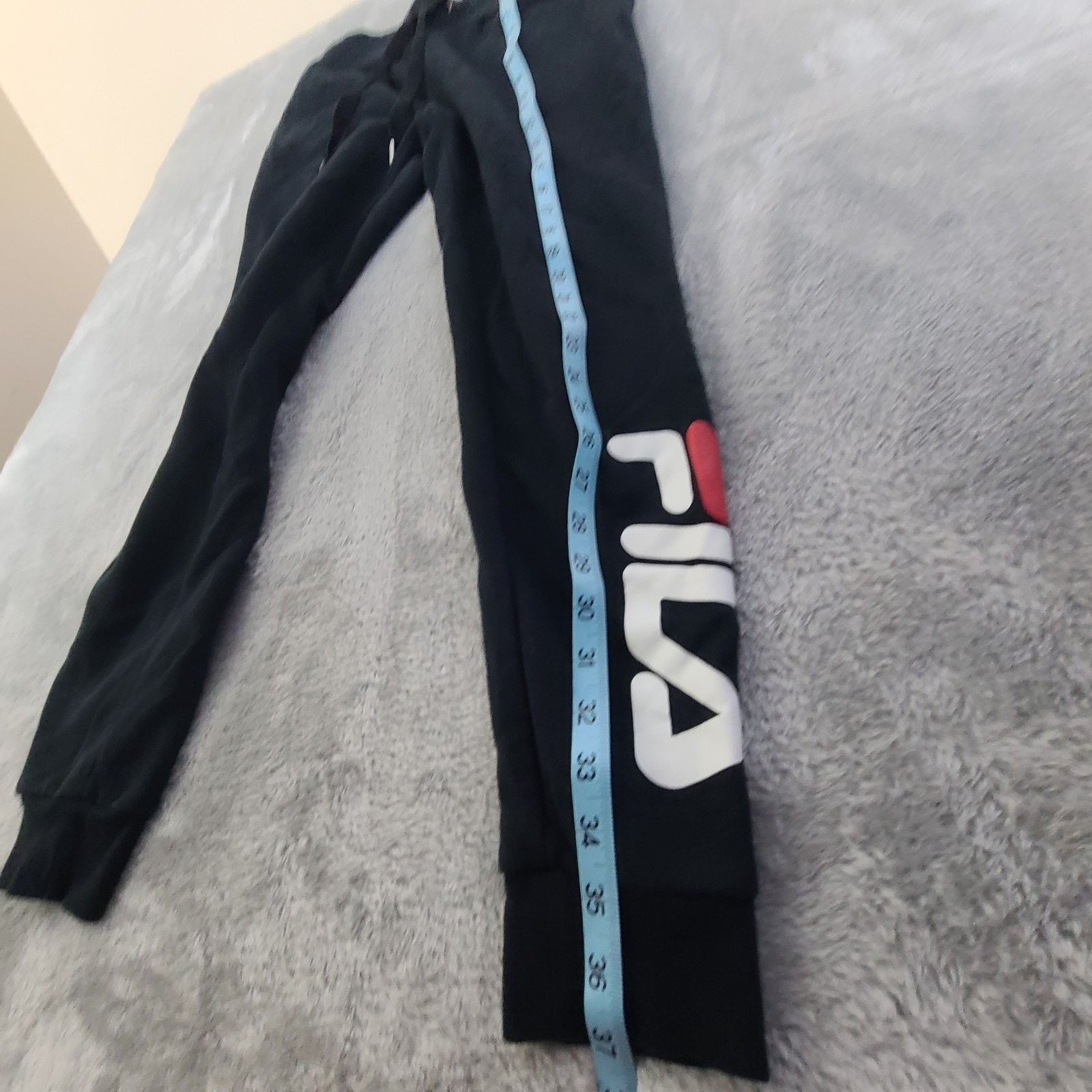 Fila FILA Womens Graphic Tracksuit Trousers Joggers Small Black Size 30" / US 8 / IT 44 - 9 Thumbnail
