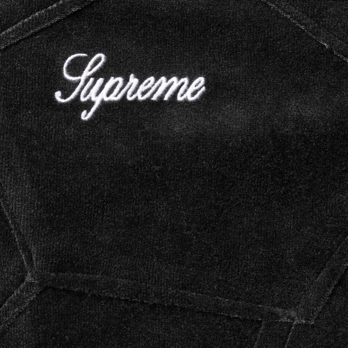 Supreme Supreme PATCHWORK VELOUR TRACK JACKET Black Full Zip Size XL Size US XL / EU 56 / 4 - 4 Thumbnail