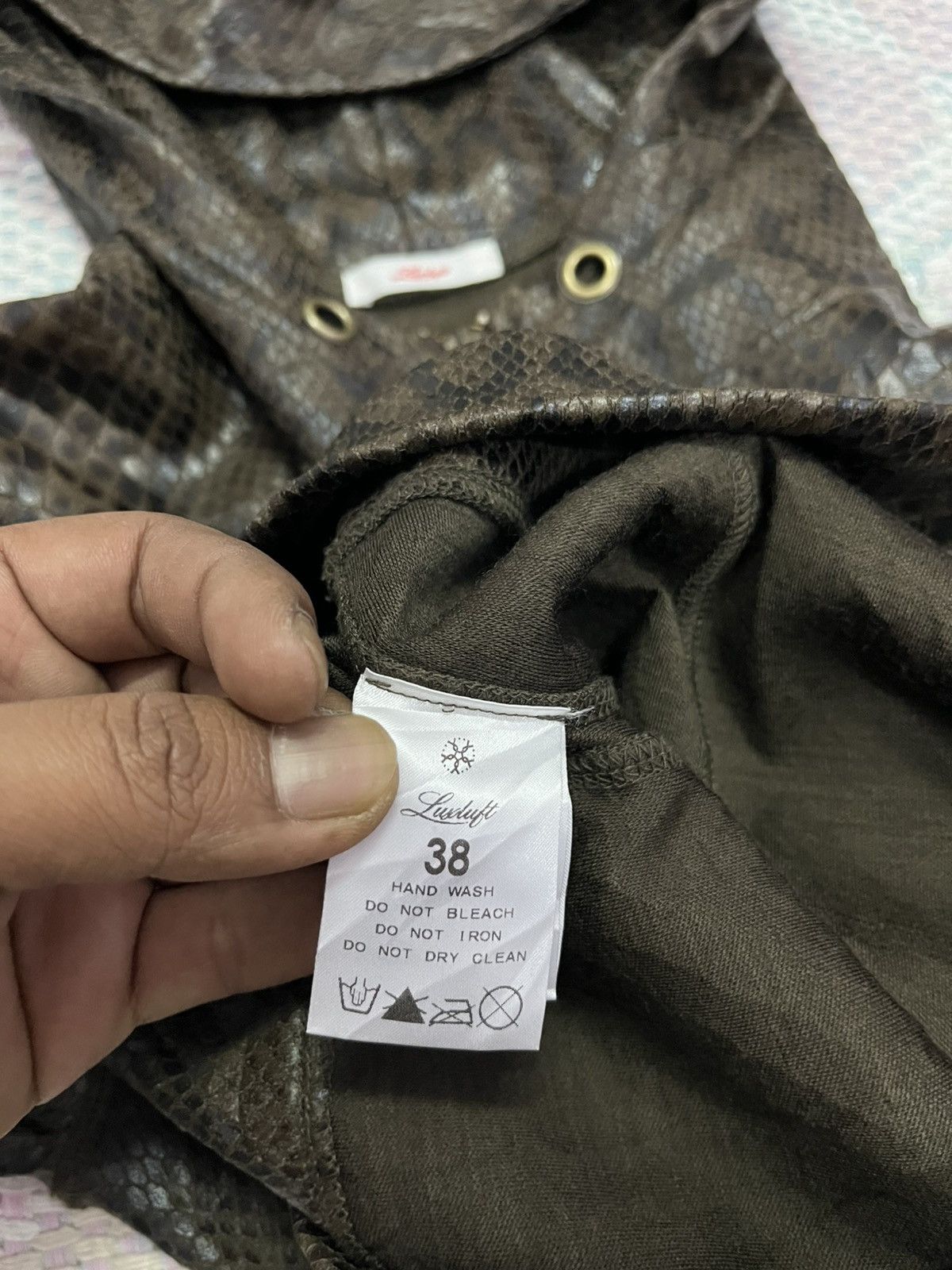 Other Luxluft Snakeskin Jacket Size M / US 6-8 / IT 42-44 - 5 Thumbnail