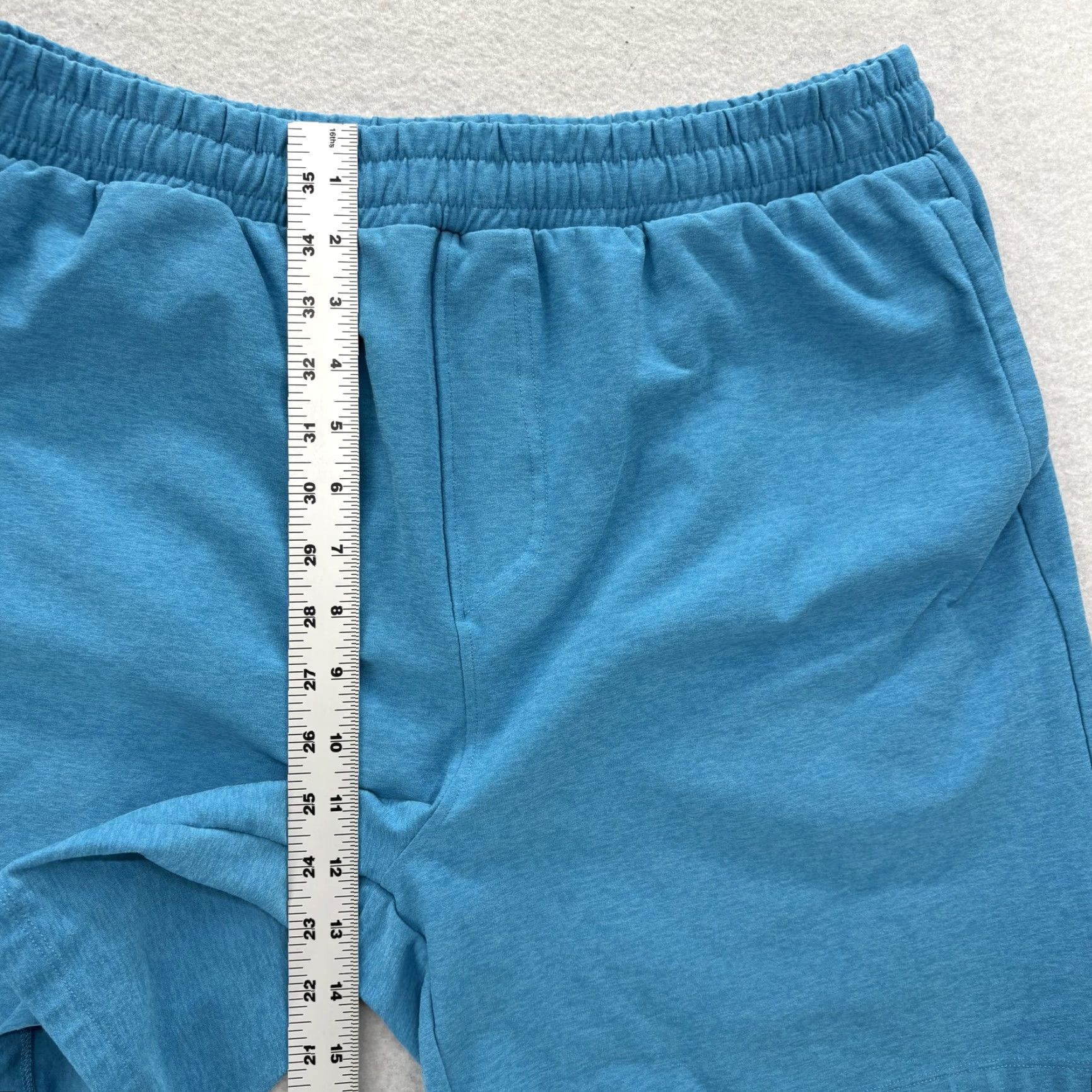 Beyond Yoga Beyond Yoga Athletic Shorts Mens XL Blue 7" Inseam Stretch Gym Training Athletic Shirt Size US 36 / EU 52 - 7 Thumbnail