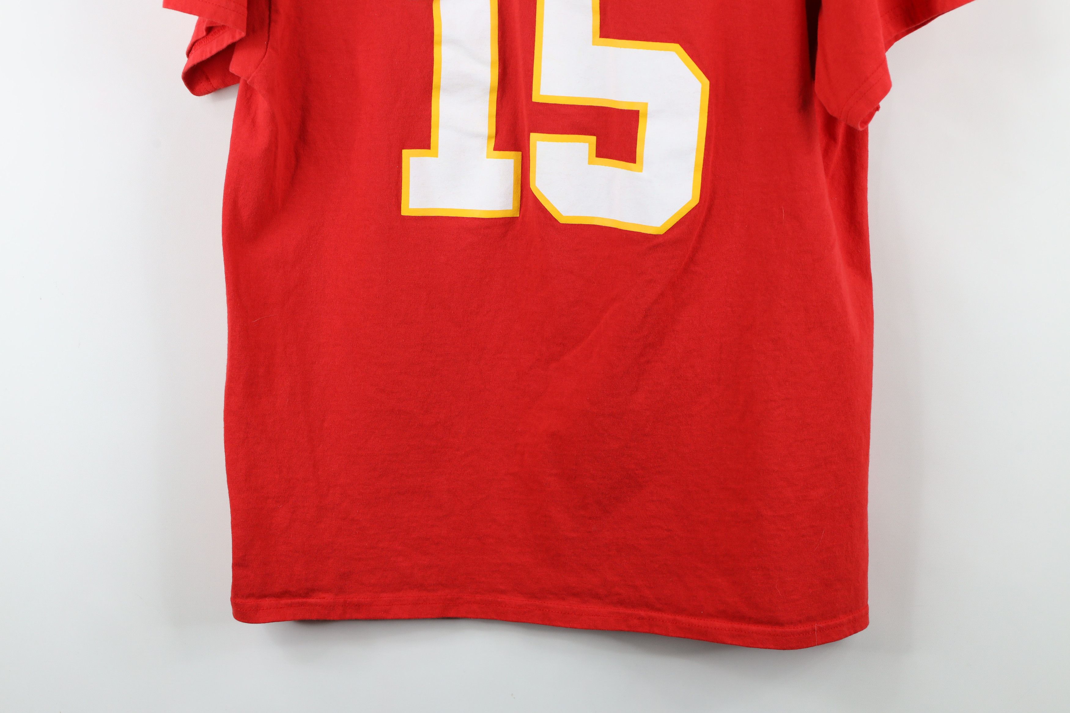 Vintage NFL LVII Patrick Mahomes Kansas City Chiefs Football T-Shirt Size US L / EU 52-54 / 3 - 12 Thumbnail