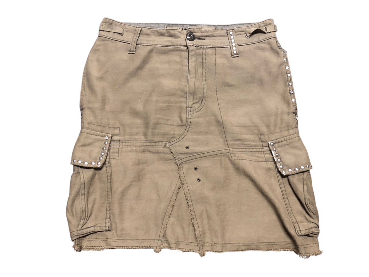 Hysteric Glamour × Japanese Brand Hysteric Glamour Bondages Cargo Mini Skirt Distressed Size 31" - 1 Thumbnail
