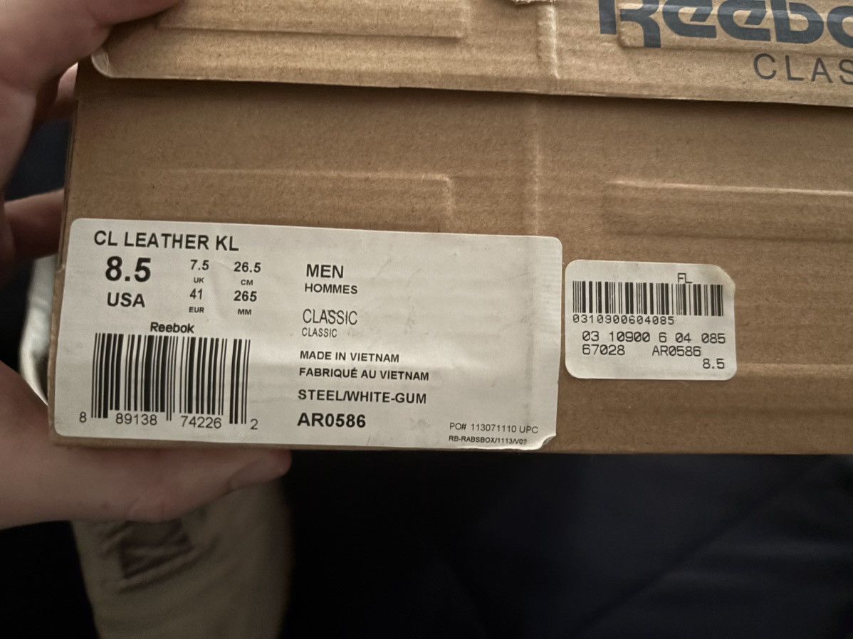 Reebok Reebok Classic Leather - Kendrick Lamar Red and Blue Size US 8.5 / EU 41-42 - 9 Thumbnail