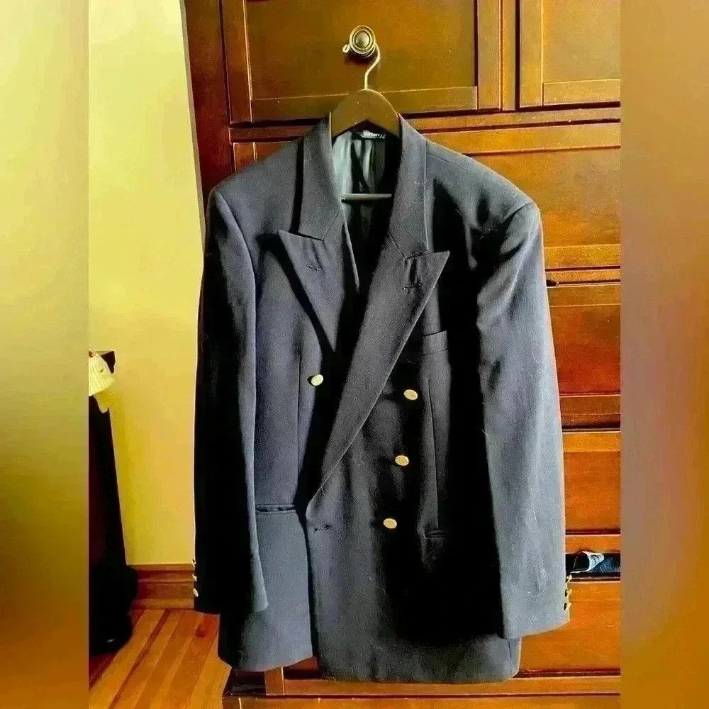 Burberry Vintage Burberry double breasted jacket 42R Size 42R - 1 Thumbnail