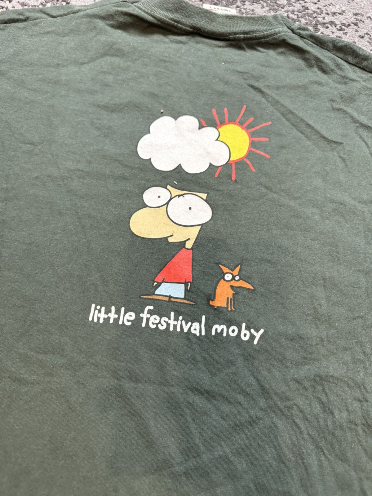 Band Tees × Vintage Vintage Y2K 1999 Moby Little Festival Idiot band rock tee Size US XL / EU 56 / 4 - 7 Thumbnail