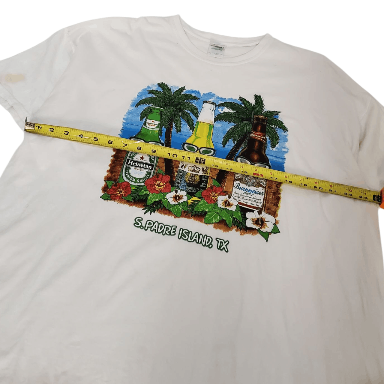 Vintage Y2K Beer Funny Parody Beach T-Shirt (Bunweiser) Size US XL / EU 56 / 4 - 5 Thumbnail