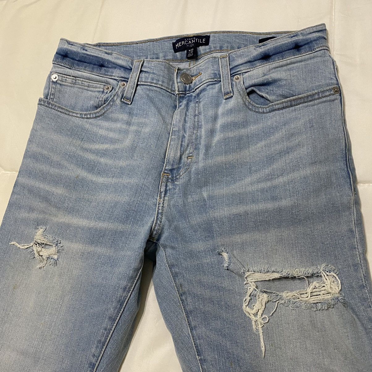 J.Crew J. Crew Vintage Wash Distressed Denim Jeans Size US 30 / EU 46 - 5 Thumbnail