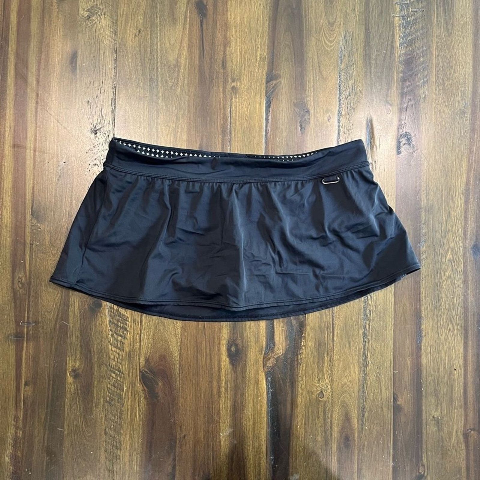Nike Nike Black Swim Bottoms Skirt Skort - Size 12 Size ONE SIZE - 1 Thumbnail