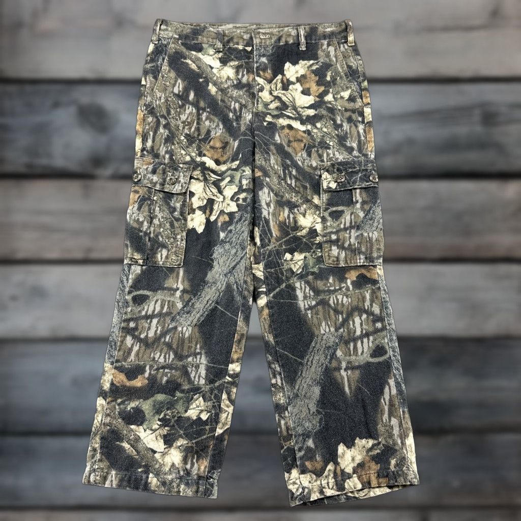 Vintage VINTAGE Mossy Oak Pants Mens M 36x27 Camouflage Cargo Relaxed Cotton Baggy Hunting 90s Size US 36 / EU 52 - 1 Thumbnail