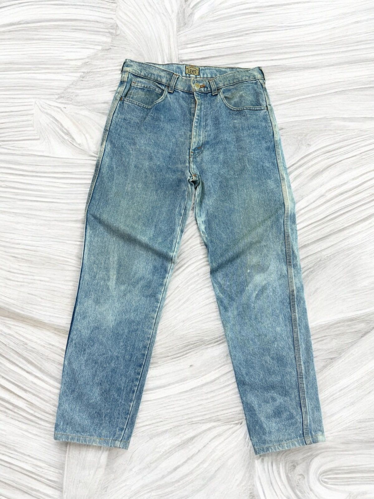 Levi's Vintage Clothing Vintage Levis 636 Mud Wash Acid Wash Loose Jeans Size US 30 / EU 46 - 1 Thumbnail