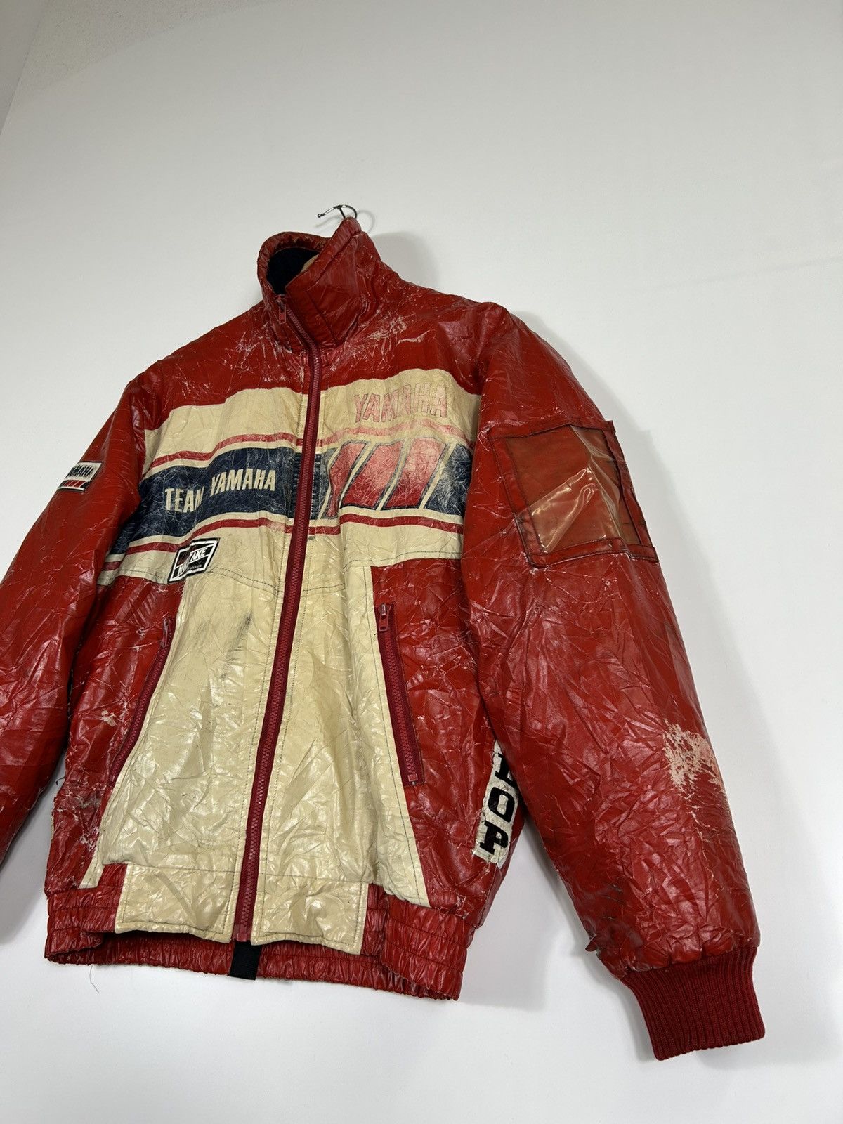 Vintage × Yamaha ⚡️Vintage Team Yamaha Motorsport Distressed Bomber Jacket Size US M / EU 48-50 / 2 - 3 Thumbnail