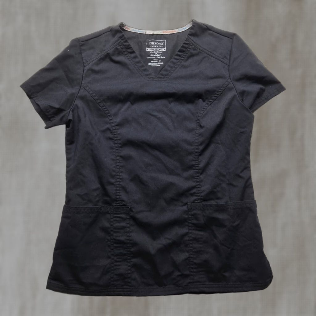 Cherokee VINTAGE Cherokee Workwear Professionals Shirt Women XS White" Size XS / US 0-2 / IT 36-38 - 1 Thumbnail