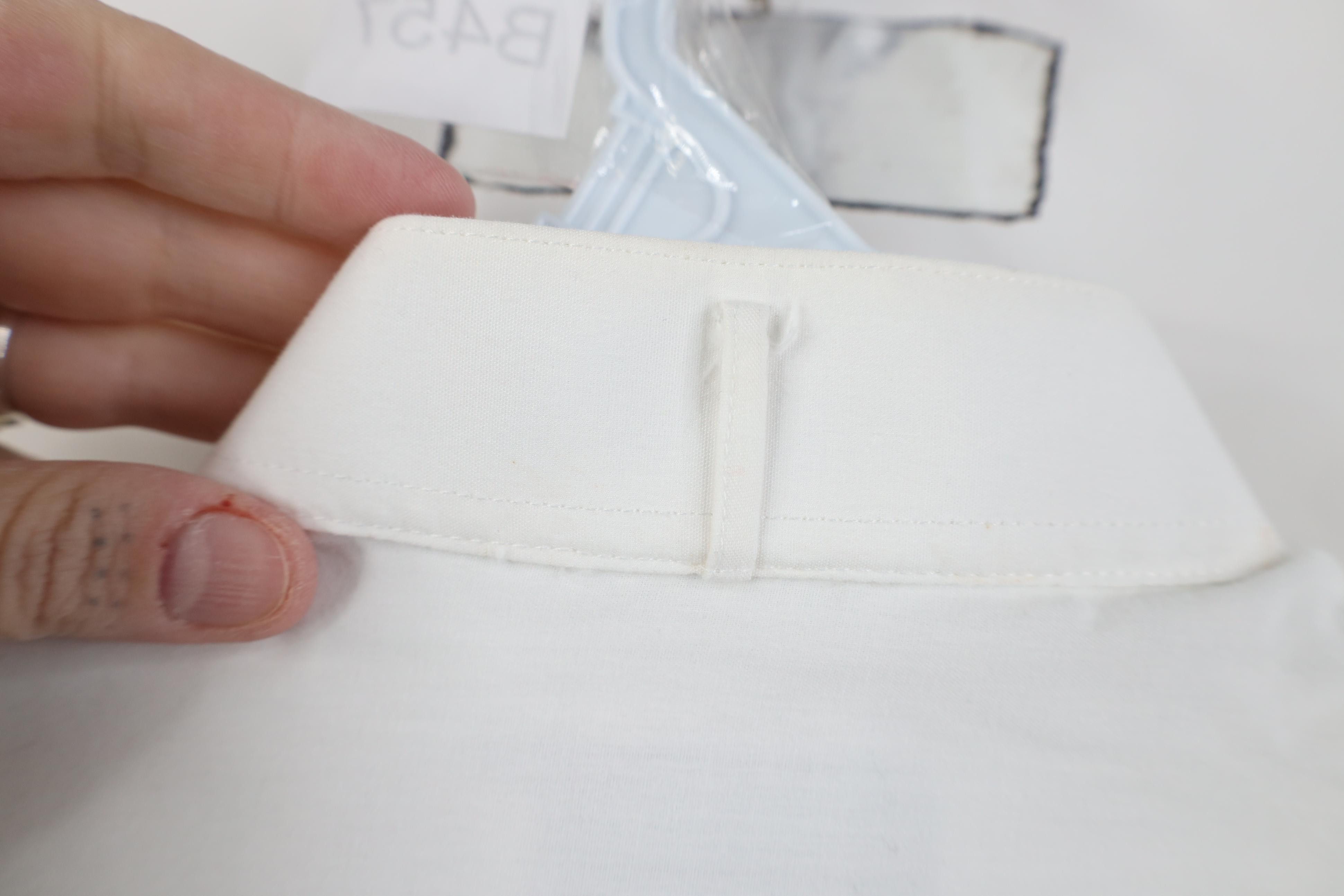 Vintage Vintage 90s Formal Prom Tuxedo Wedding Button Shirt White Size US XS / EU 42 / 0 - 8 Thumbnail