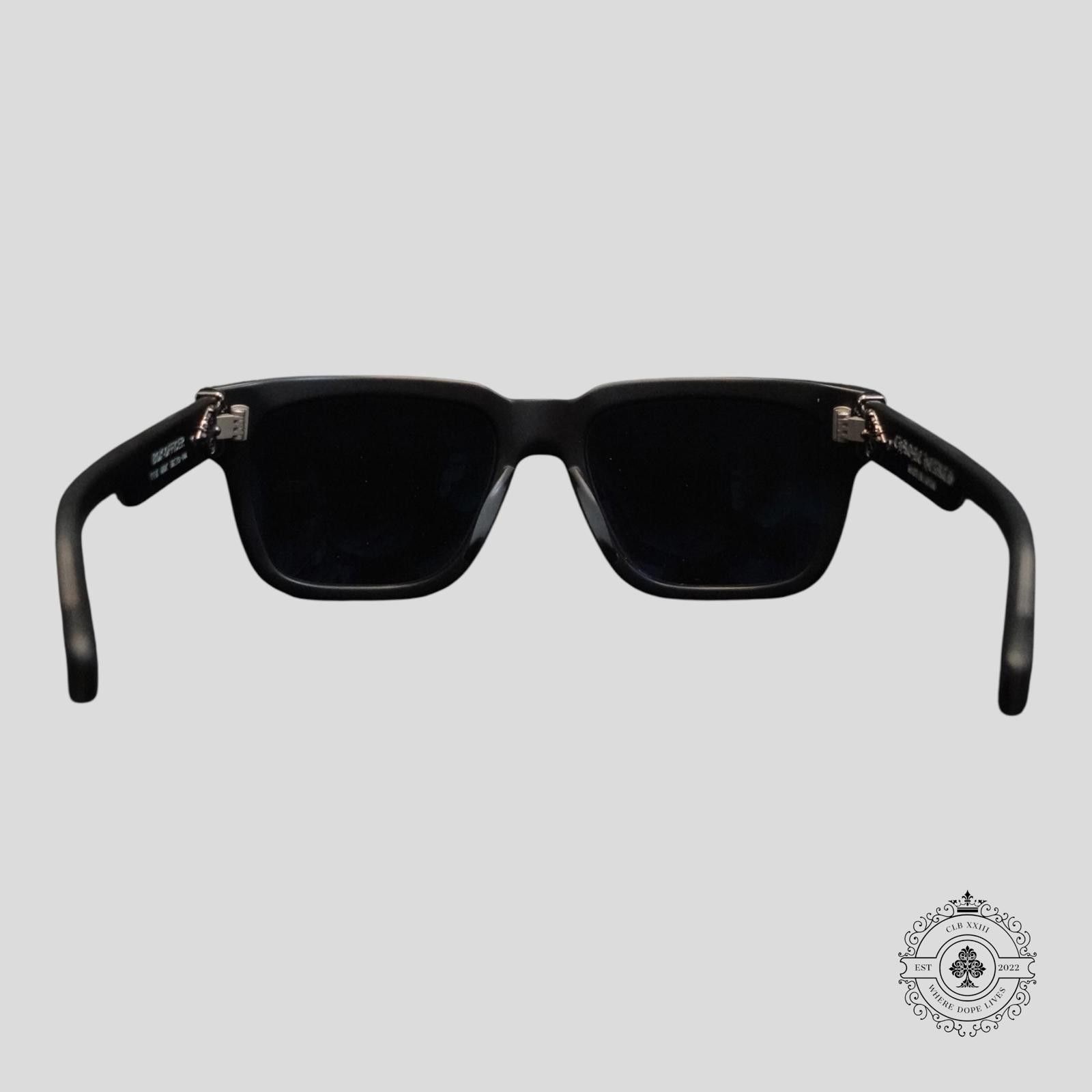 Chrome Hearts Chrome Hearts Box Officer Sunglasses in Matte Black/Silver Size ONE SIZE - 4 Thumbnail
