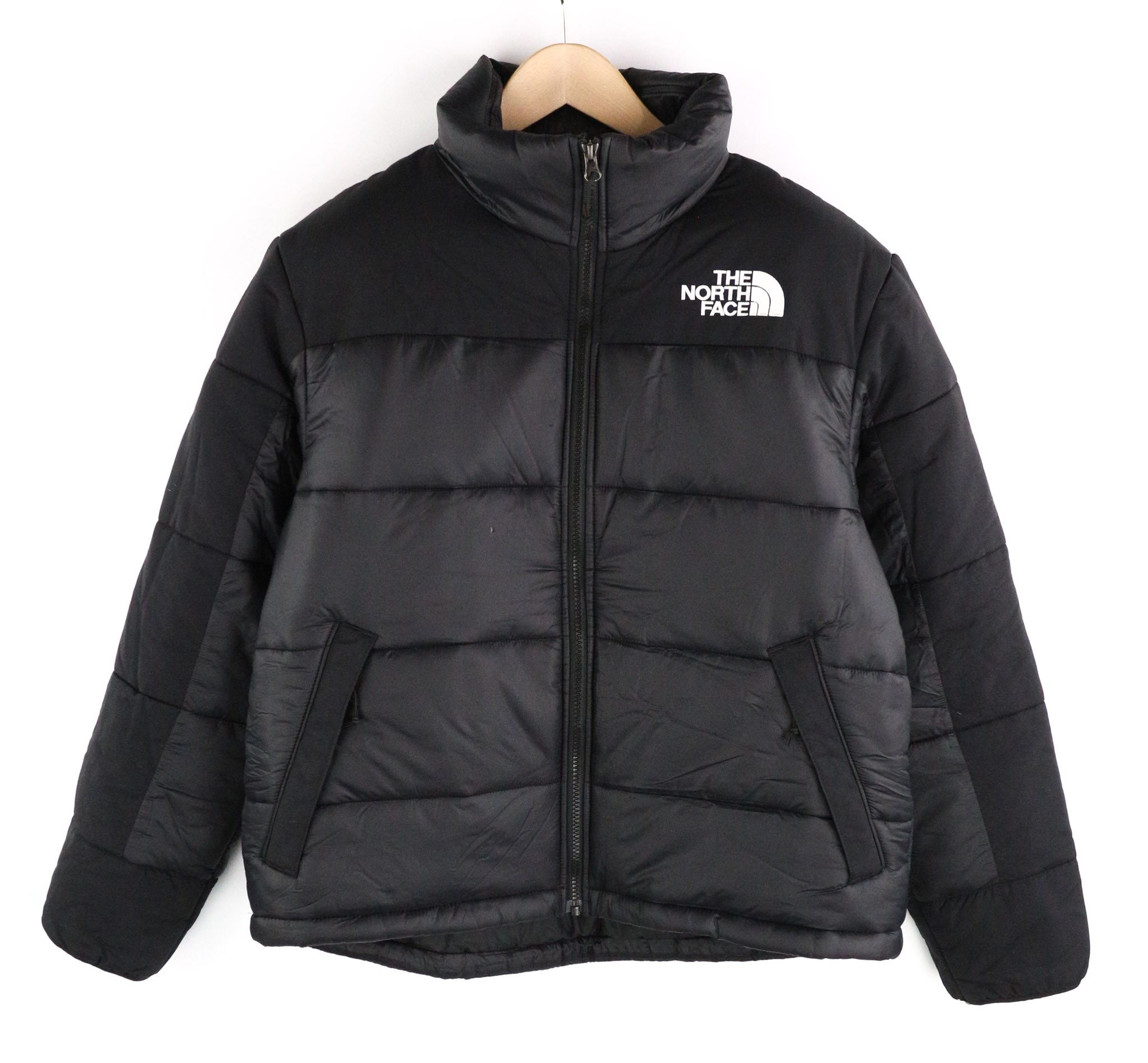 The North Face L Padded Lined High Neck Black Jacket 79665 Size L / US 10 / IT 46 - 1 Thumbnail