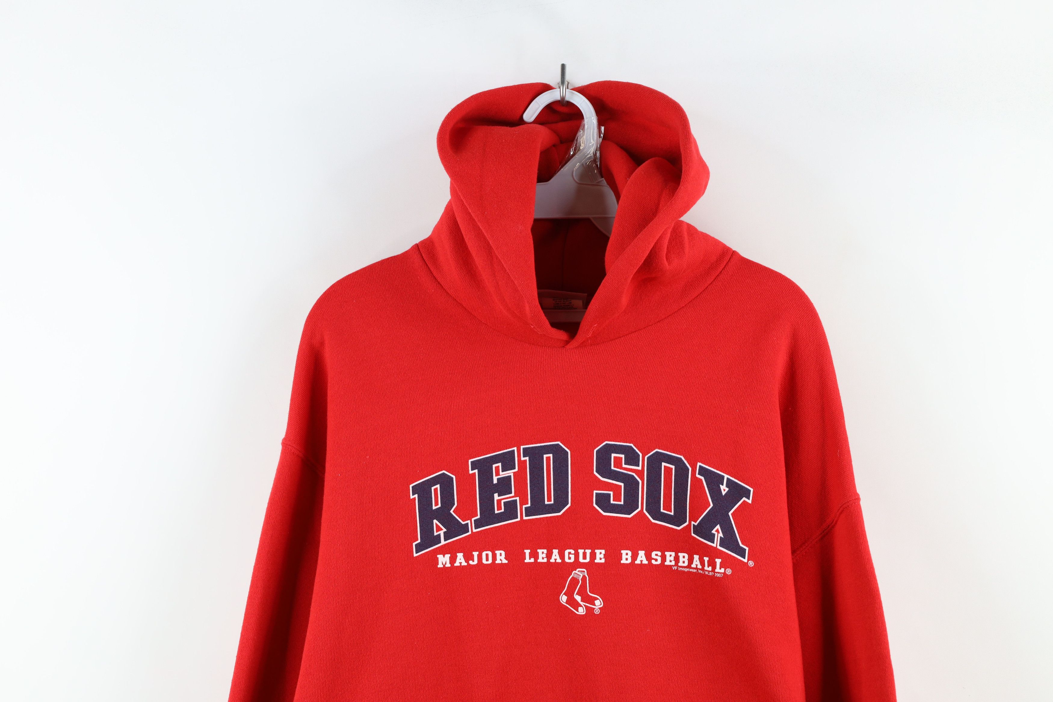 Vintage Vintage Y2K 2007 Boston Red Sox Baseball Hoodie Sweatshirt Size US M / EU 48-50 / 2 - 2 Thumbnail