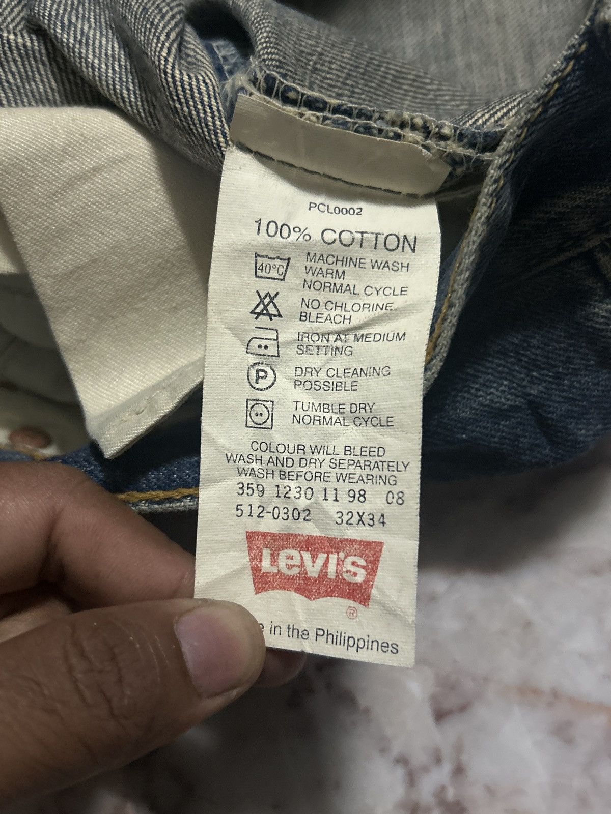 Levi's Levis 512 Denim Jeans Size US 30 / EU 46 - 12 Thumbnail