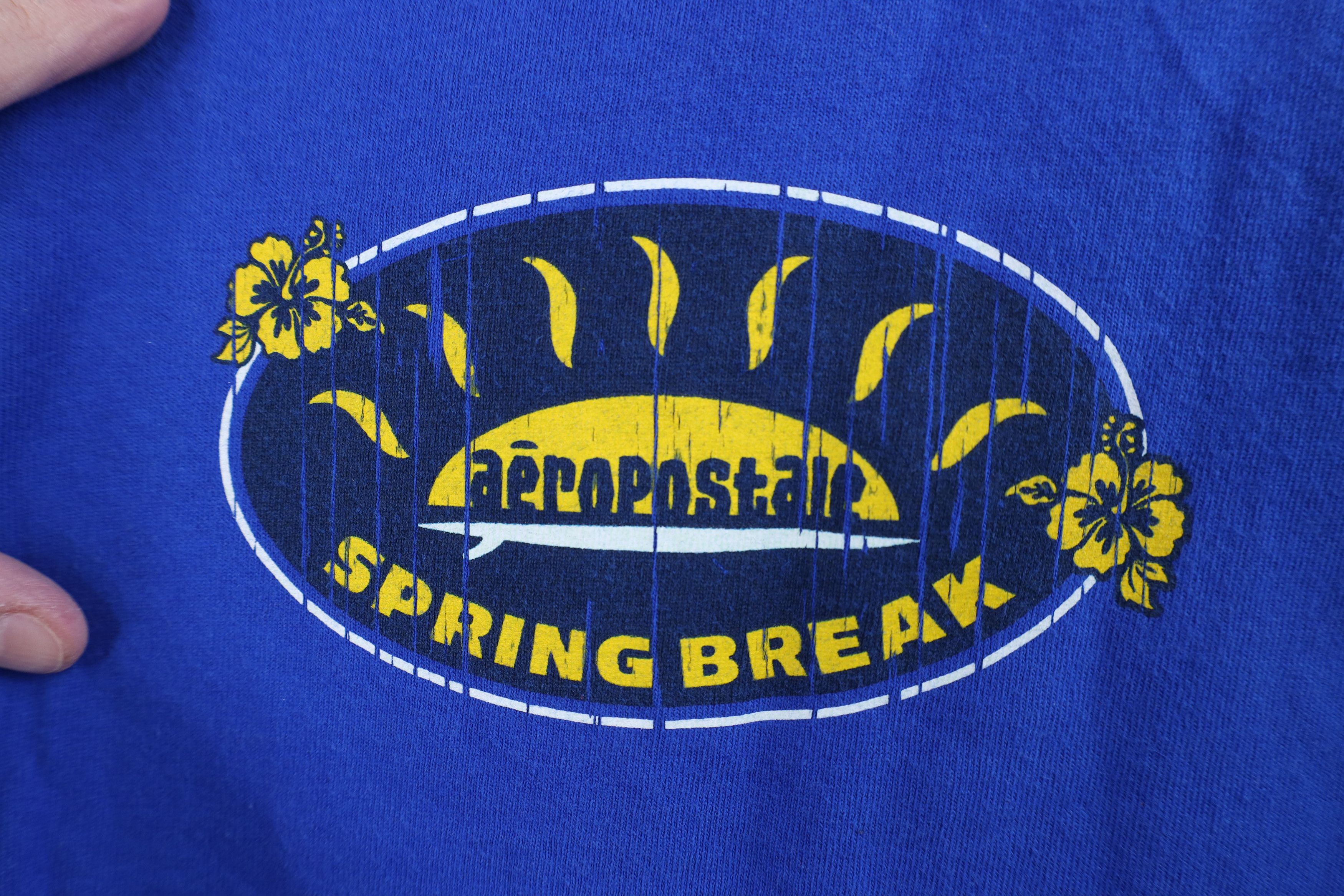 Aeropostale Vintage 90s Y2K Aeropostale Sun Flower Spring Break T-Shirt Size US XL / EU 56 / 4 - 8 Thumbnail