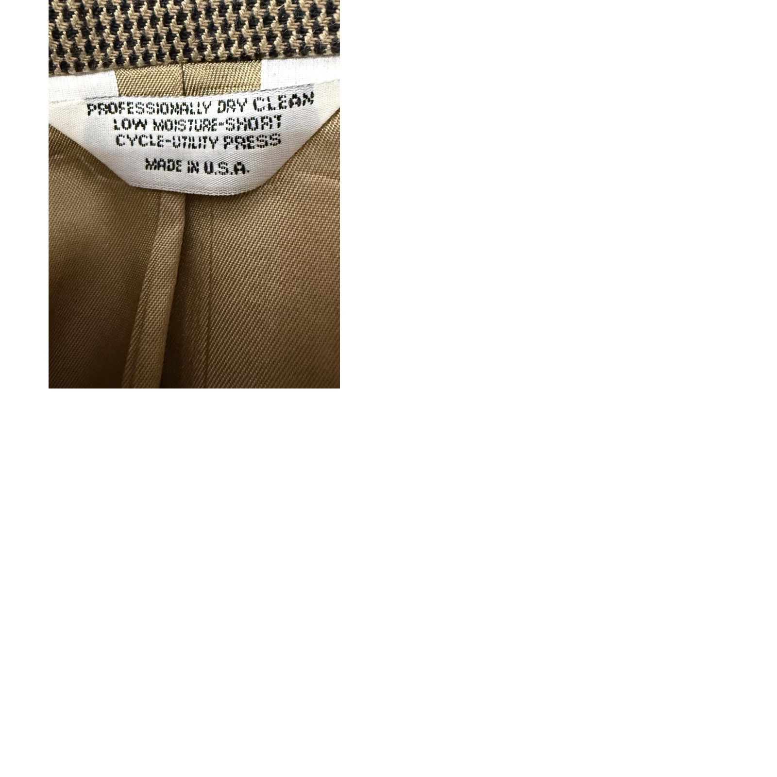 Doublet J. Riggings Blazer Sport Coat Mens 42L Brown Wool Check Double Breasted USA Coat Shirt Jacket? Size 42R - 9 Thumbnail