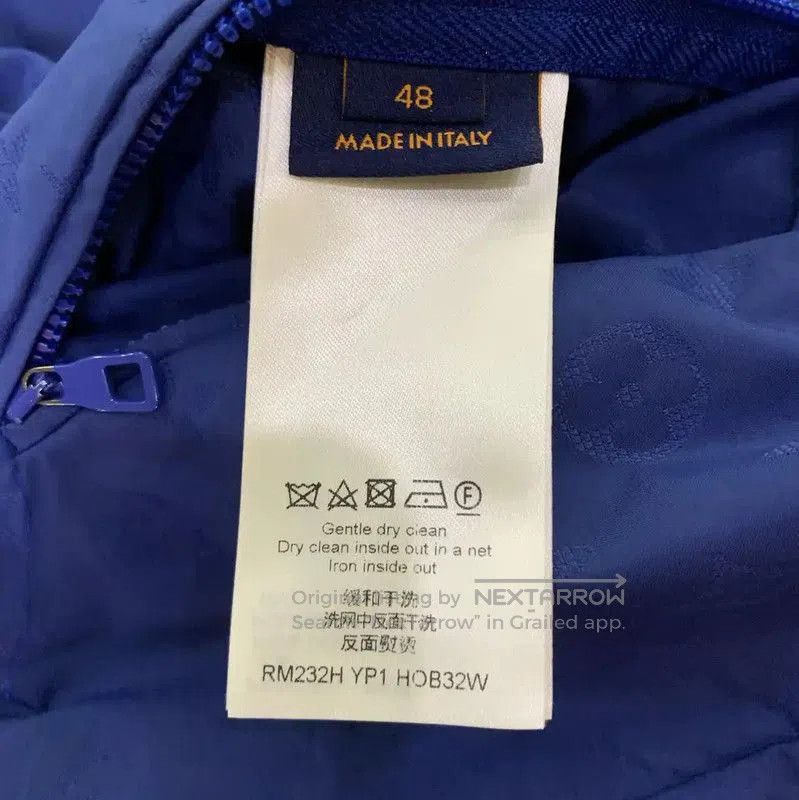 Louis Vuitton Louis Vuitton Men's Hooded Blue Jacket . Size US M / EU 48-50 / 2 - 4 Thumbnail