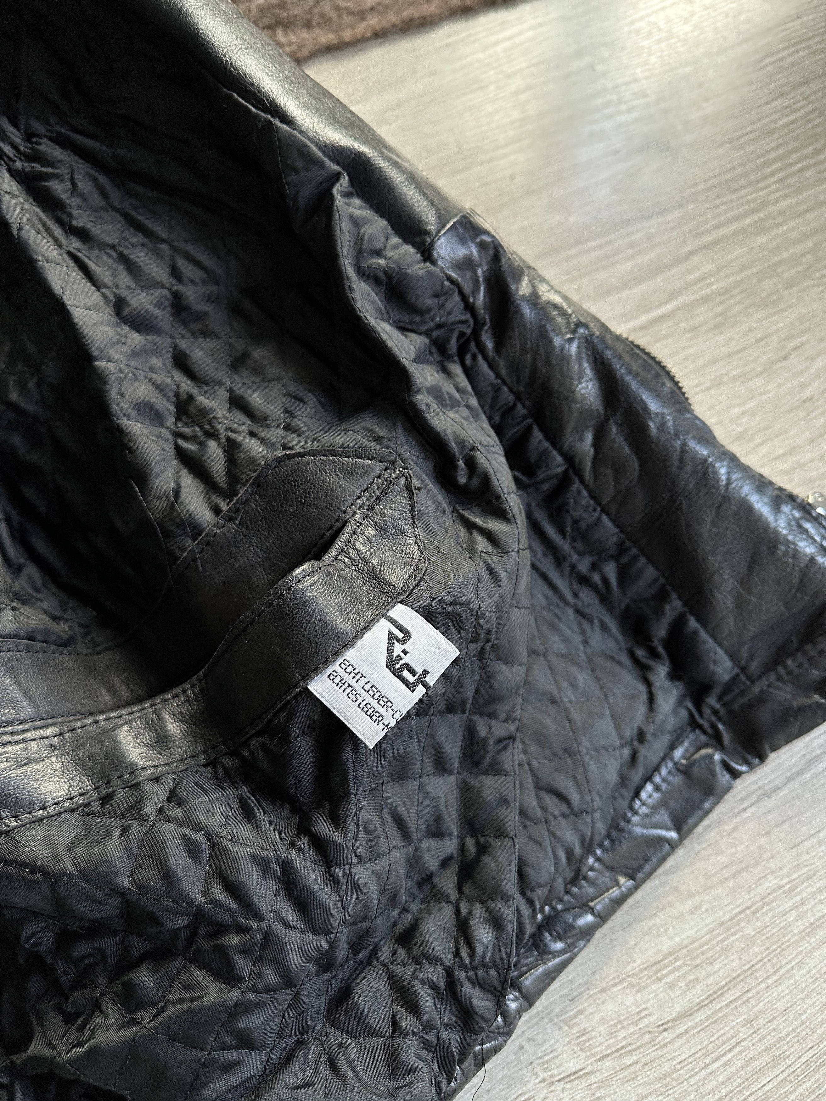 Vintage Richa Vintage Leather Biker Moto Jacket 7558AC Size US L / EU 52-54 / 3 - 6 Thumbnail