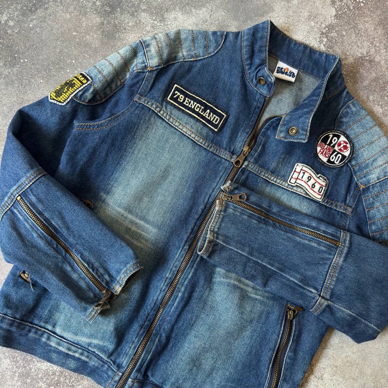 Hysteric Glamour × Japanese Brand × Vintage Japanese Vintage Zip Details Washed Denim Jacket Size M / US 6-8 / IT 42-44 - 5 Thumbnail