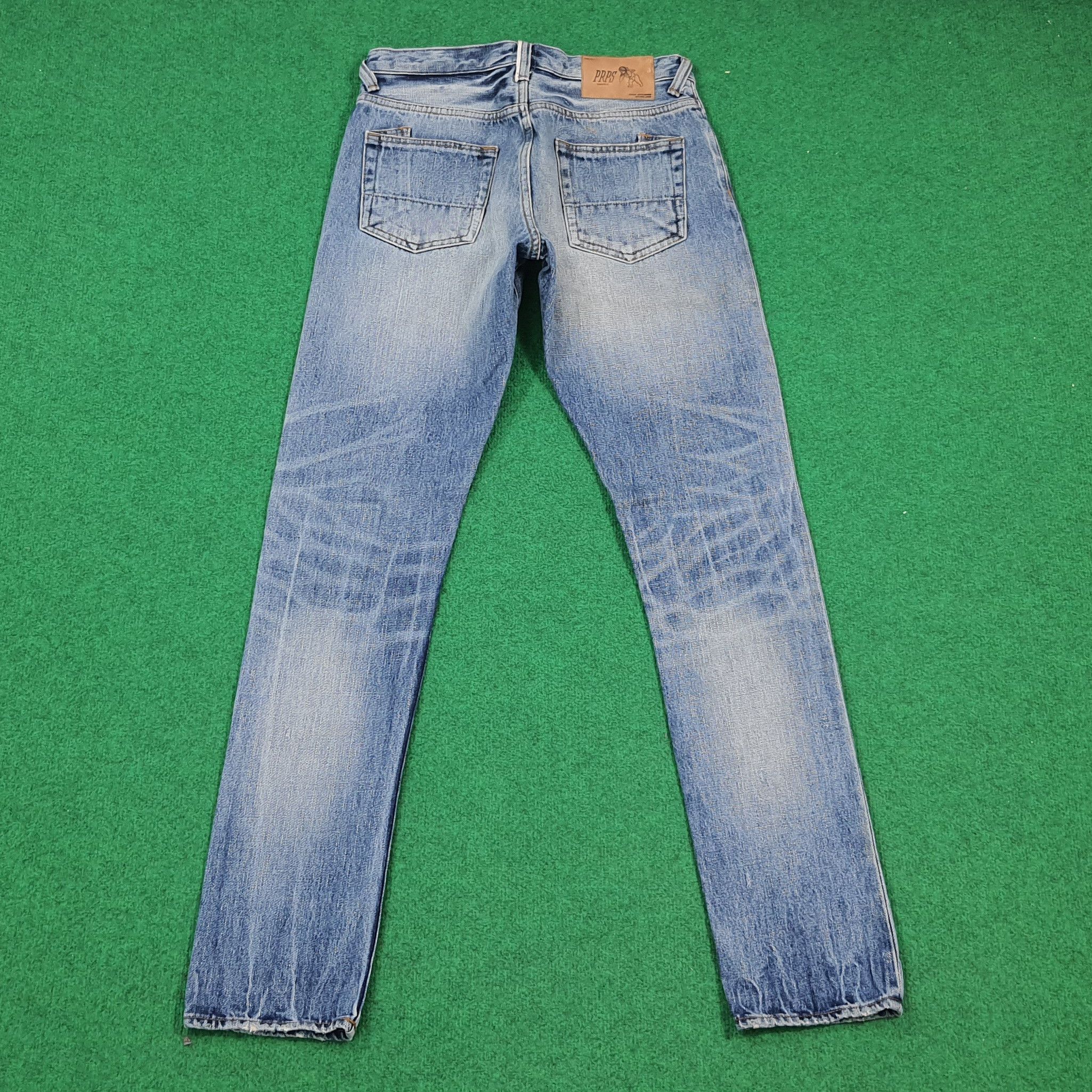 Prps Vintage PRPS Selvedge Camo Pocket Distressed Jeans C297N16 Size US 31 - 1 Thumbnail