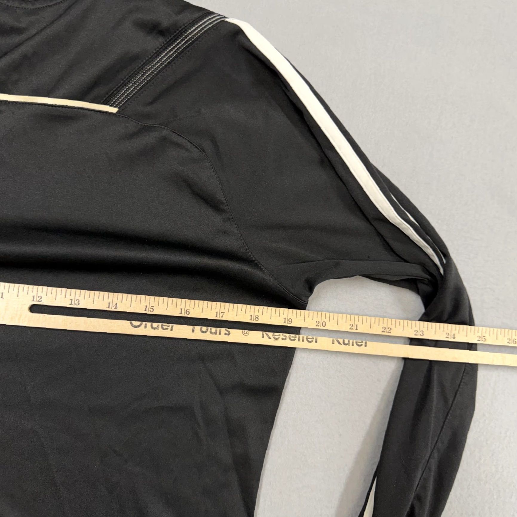 Adidas Adidas Shirt Mens Medium Black AdiPure Long Sleeve Soccer Jersey Performance Top Size US M / EU 48-50 / 2 - 6 Thumbnail