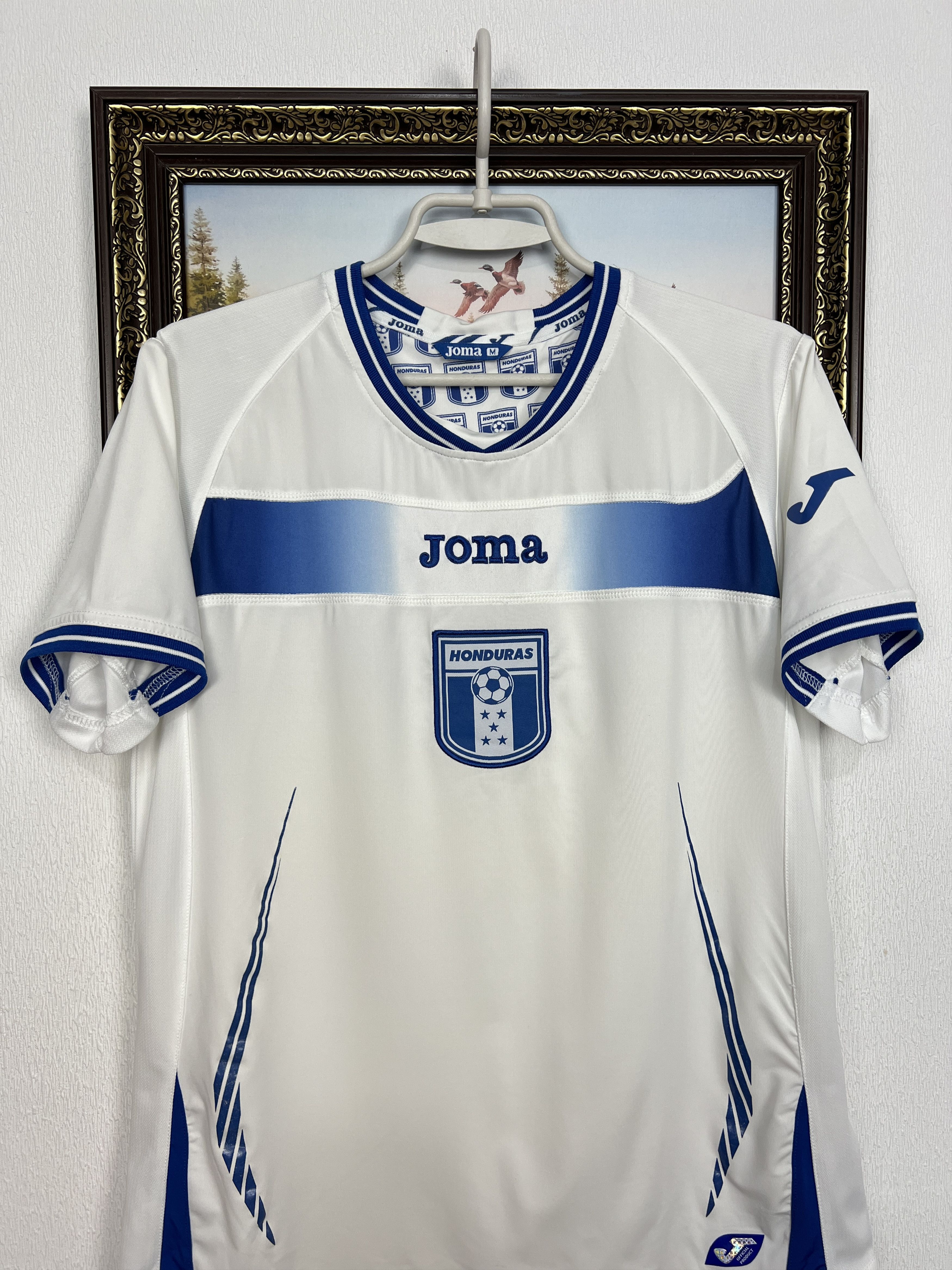 Joma Honduras Home football shirt 2010 Soccer Joma Jersey Trikot Size US M / EU 48-50 / 2 - 2 Thumbnail