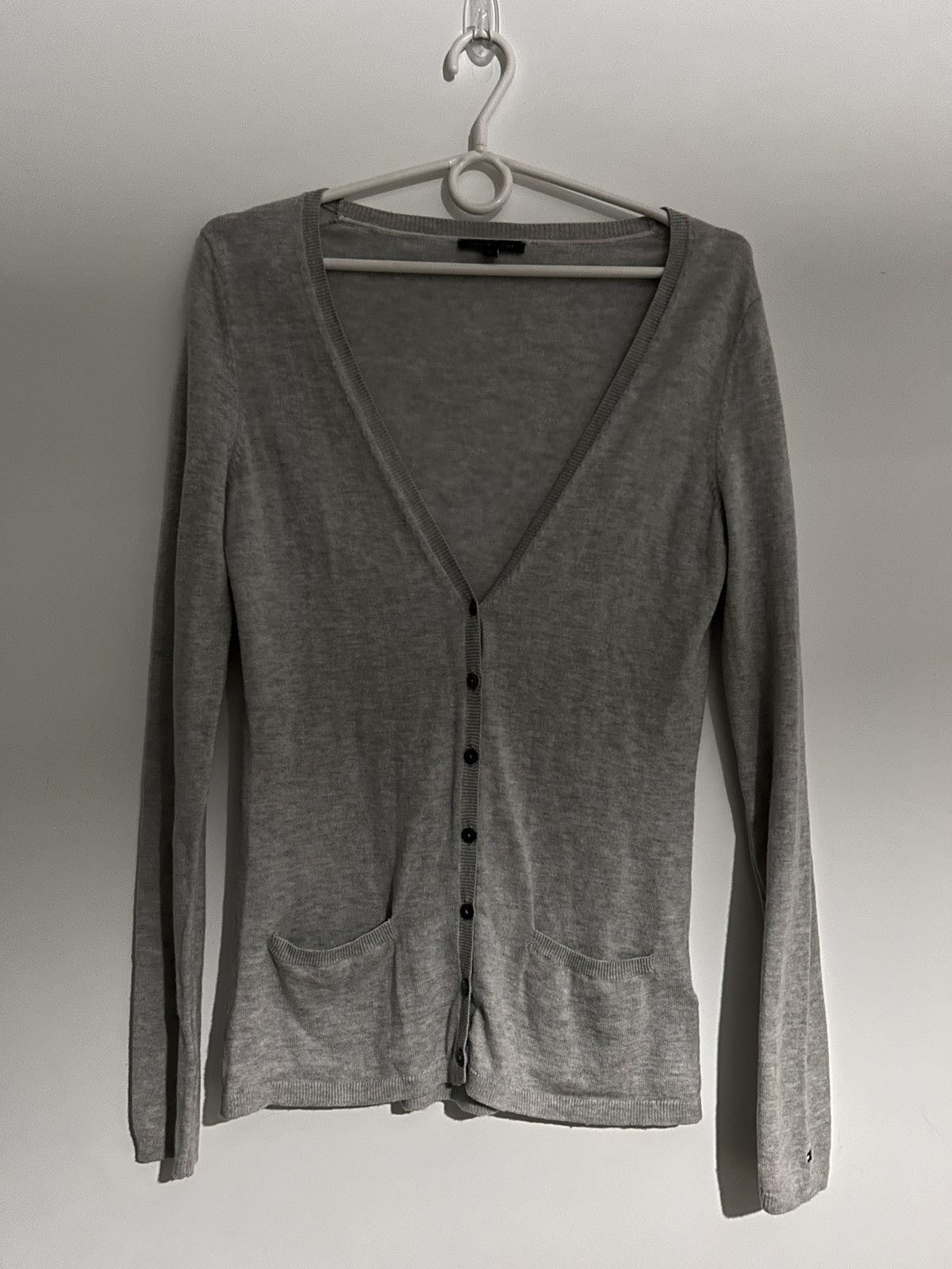 Tommy Hilfiger Cardigan Tommy Hilfiger grey XS 34 sweather Size XS / US 0-2 / IT 36-38 - 1 Thumbnail