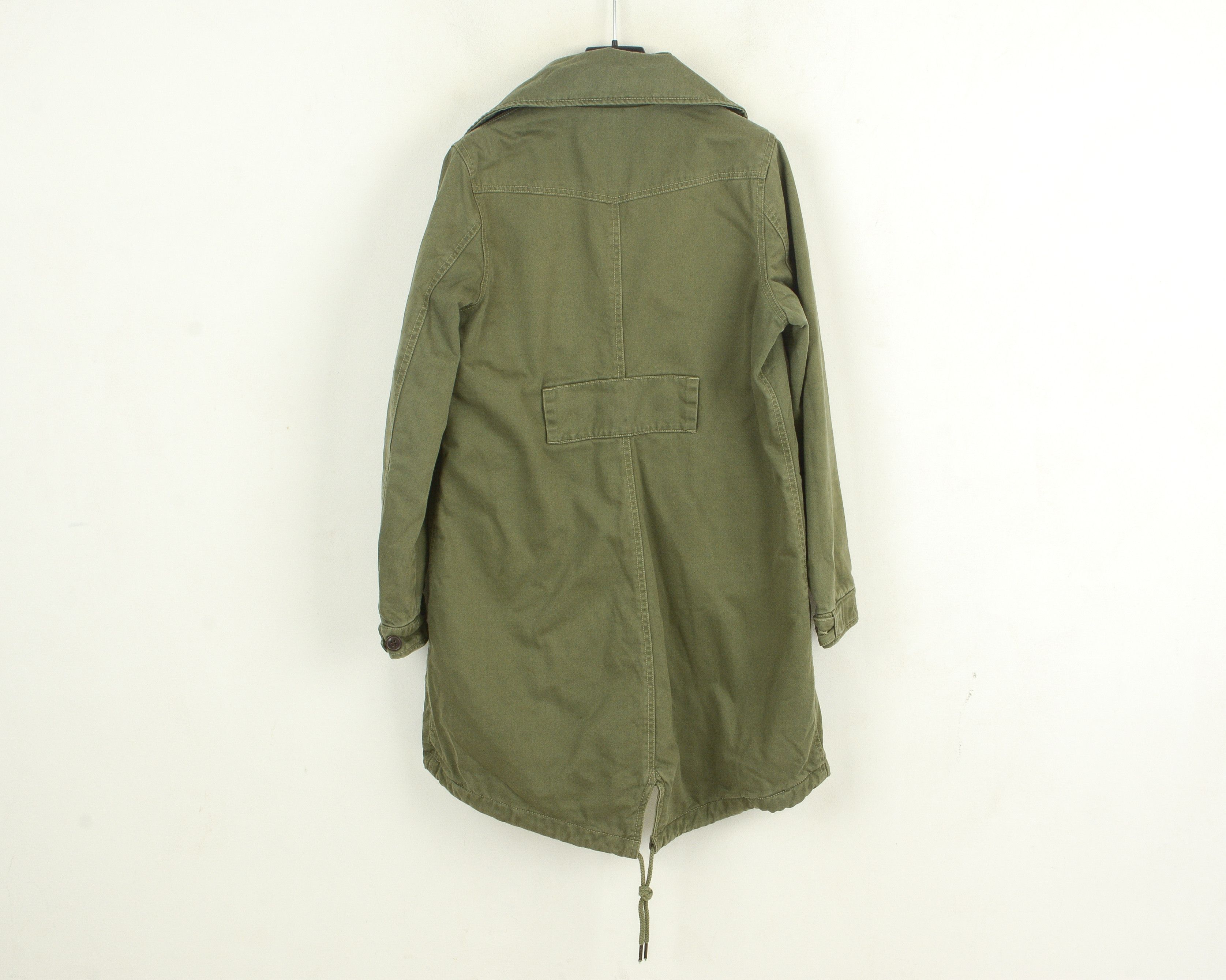 Replay Womens S Jacket Coat Cotton Toggle Winter Fishtail Parka Size S / US 4 / IT 40 - 5 Thumbnail