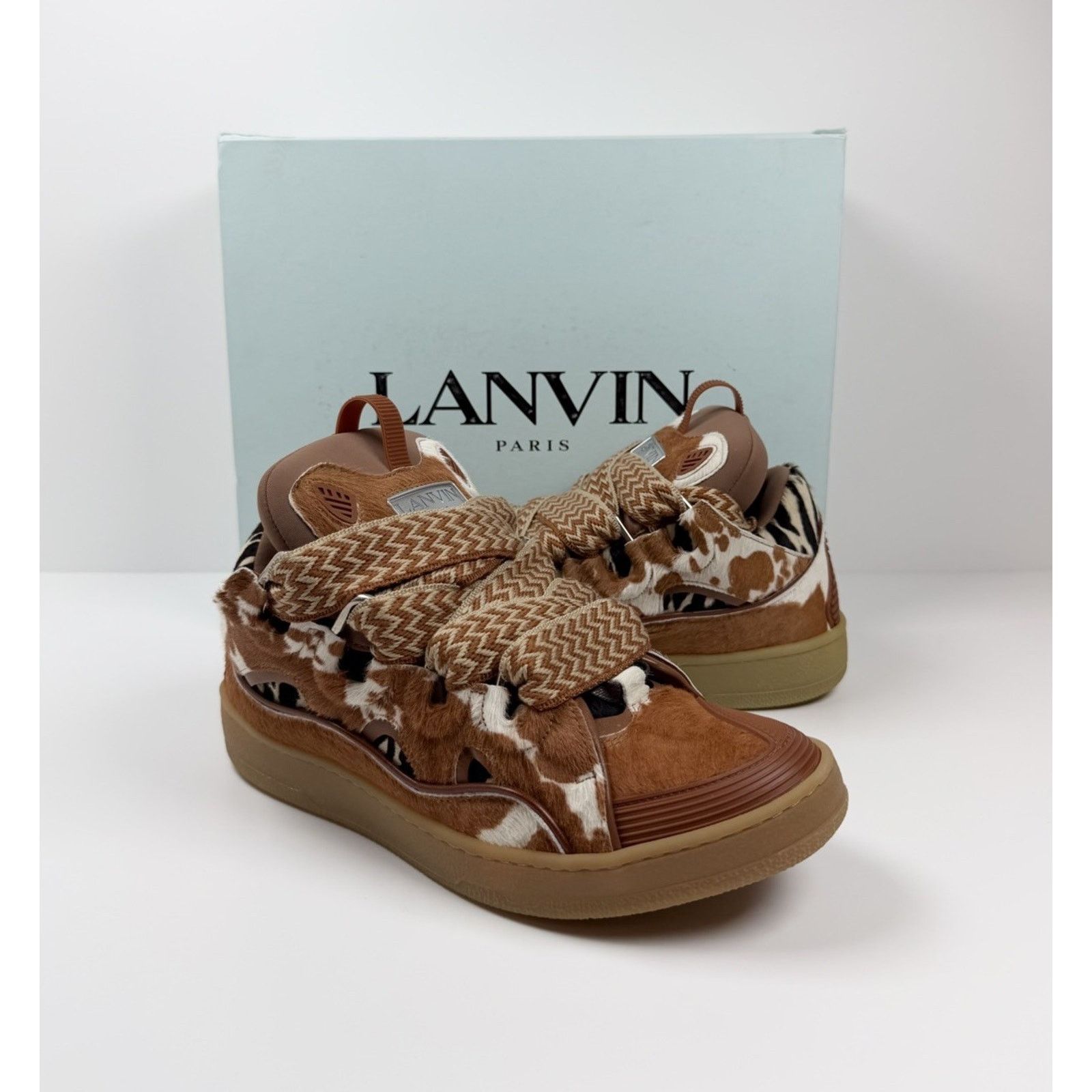 Lanvin Size 10 - Lanvin Curb Pony Hair Brown NEW/RETAIL $1.5K! Size US 10 / EU 43 - 2 Thumbnail