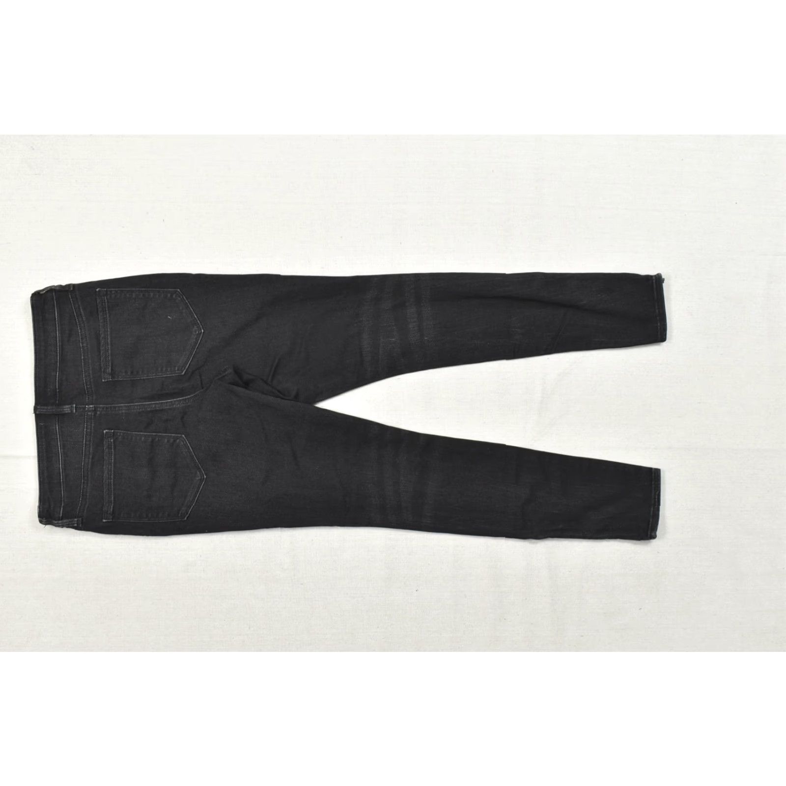 Athleta Athleta Jeans Skinny 6 Black Ankle Zip High Rise Stretch Denim Cotton Blend Womens 5-Pocket Design Size 28" / US 6 / IT 42 - 2 Thumbnail