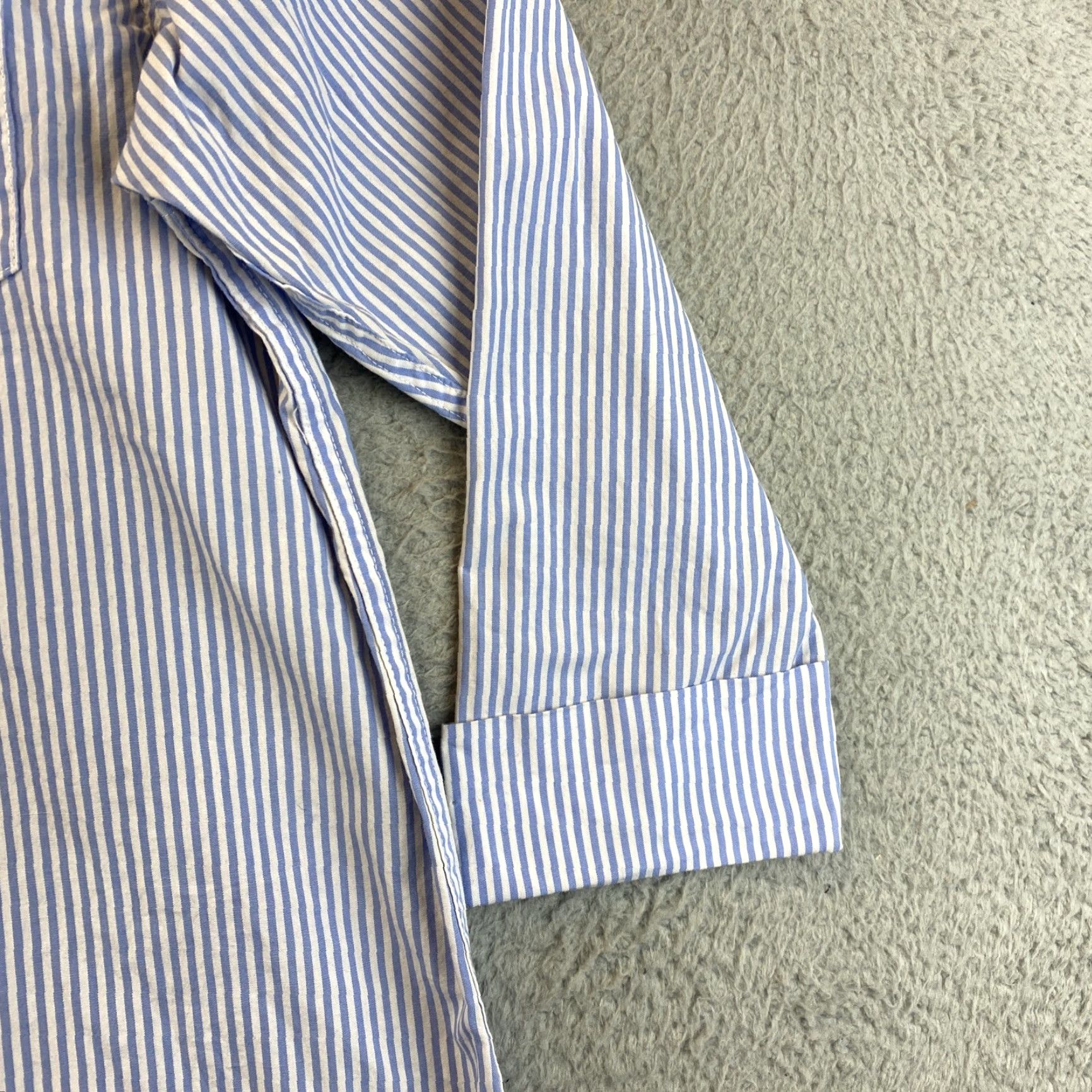 Ralph Lauren Ralph Lauren Shirt Men Adult S Button-Up 3/4 Sleeve Blue Cotton RLL Logo Striped Casual Mens Size US S / EU 44-46 / 1 - 5 Thumbnail