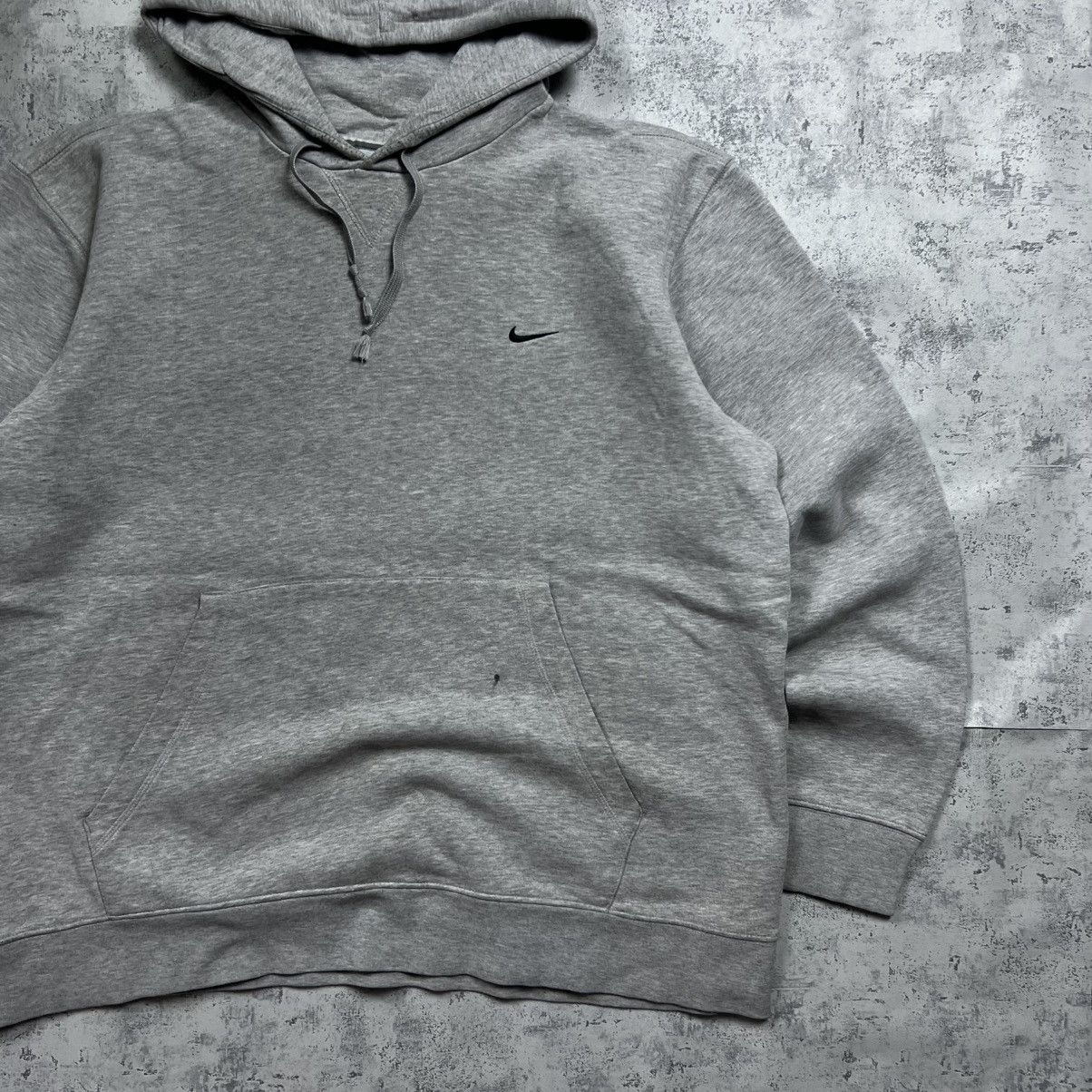 Nike 90s NIKE SWOOSH VINTAGE OVERSIZED BLANK PULLOVER HOODIE Size US XL / EU 56 / 4 - 3 Thumbnail