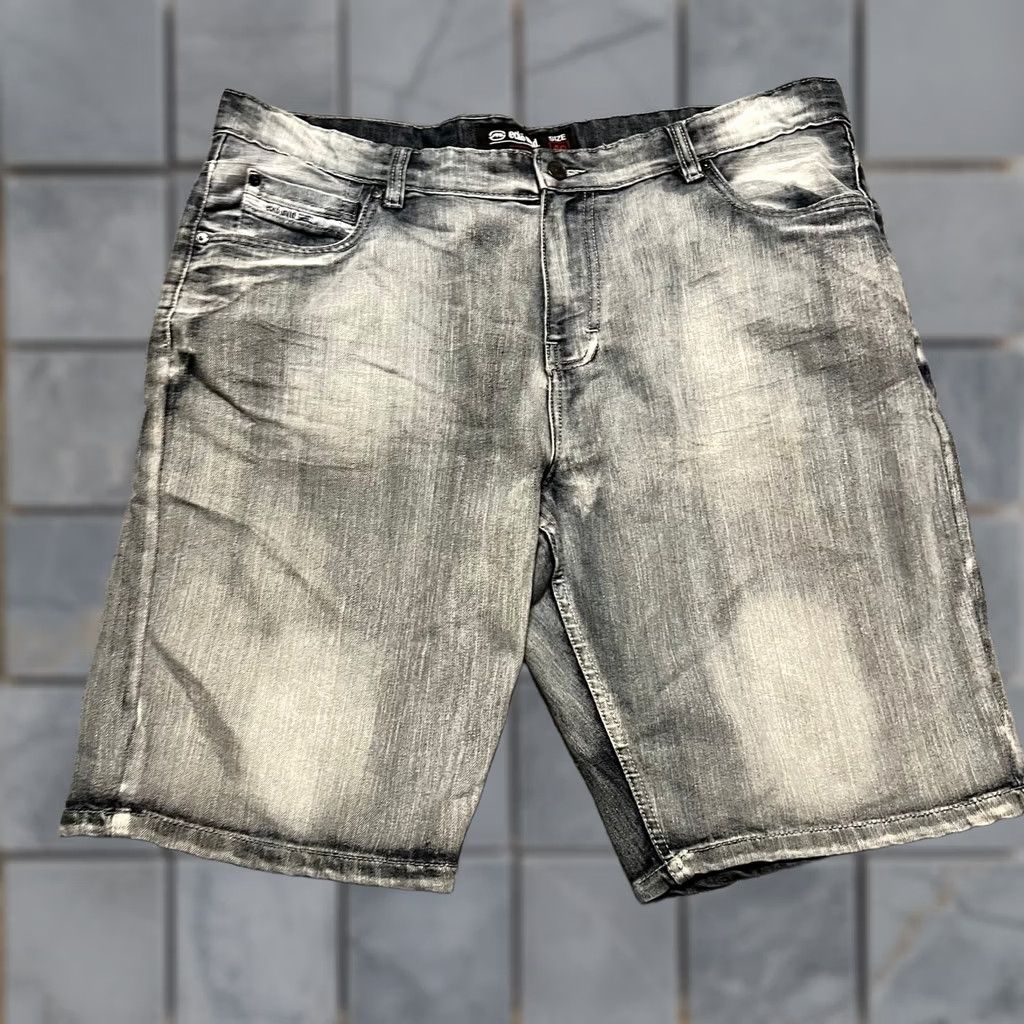 Ecko Unltd. Ecko Unltd Mens 40 Baggy Blue Denim Jean Shorts 90s Hip Hop Y2K Size US 40 / EU 56 - 1 Thumbnail
