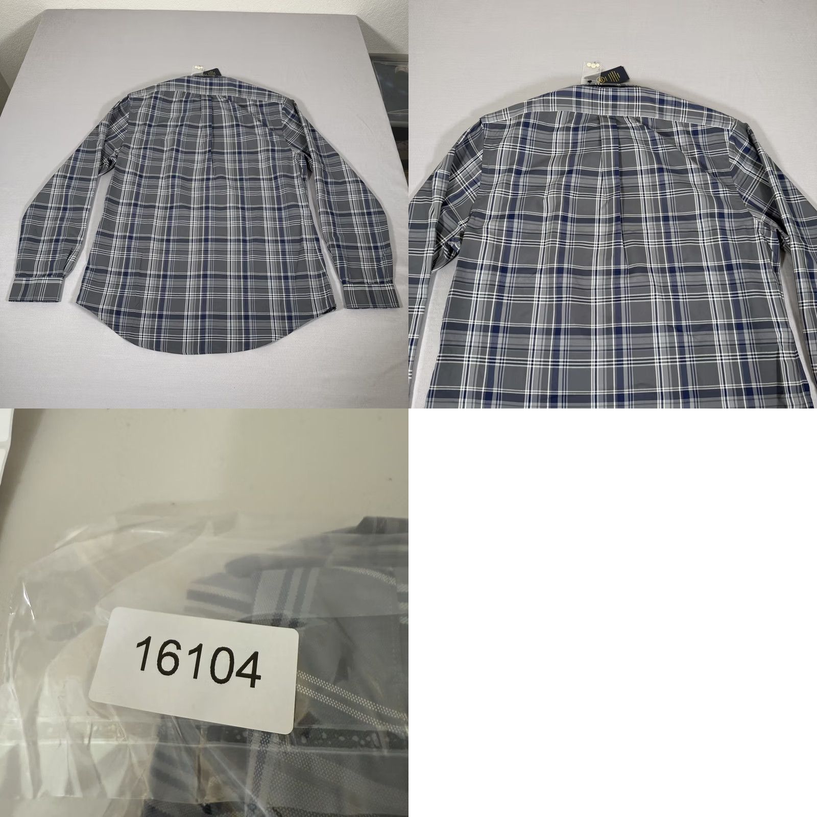 Polo Ralph Lauren Polo Ralph Lauren Shirt Men XL Gray Plaid Performance Slim Fit Button Up Wicking Size US XL / EU 56 / 4 - 9 Thumbnail