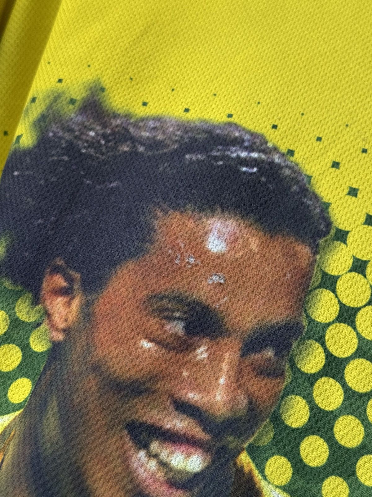 Vintage Ronaldinho Brazil Soccer Jersey AOP Ronaldo y2k blokecore Size US L / EU 52-54 / 3 - 6 Thumbnail