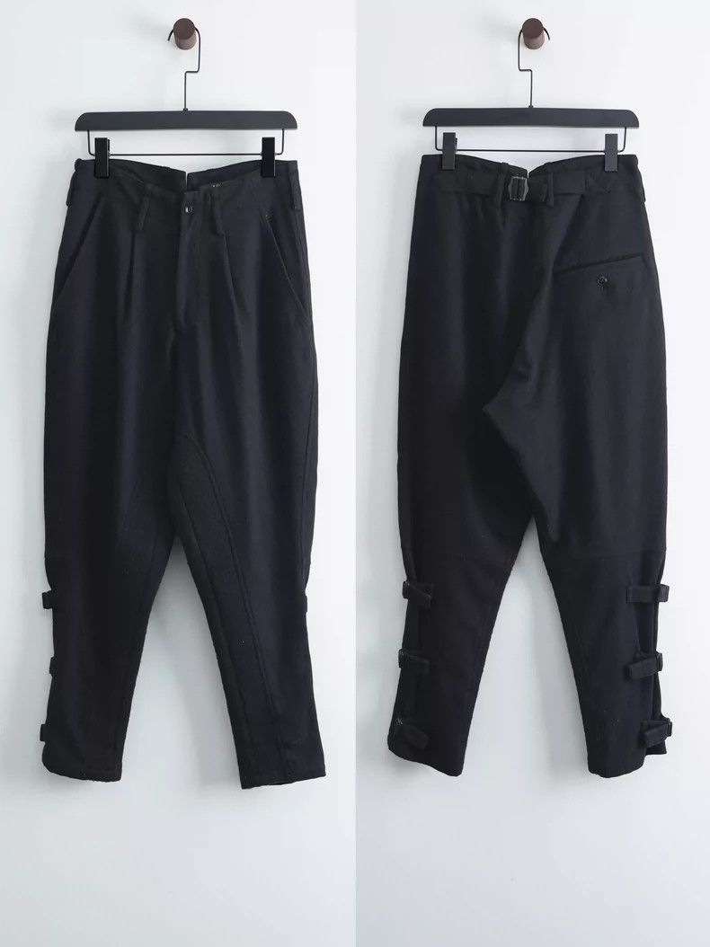 Yohji Yamamoto Yohji Yamamoto size 1 Black Wool Tapered Breeches 