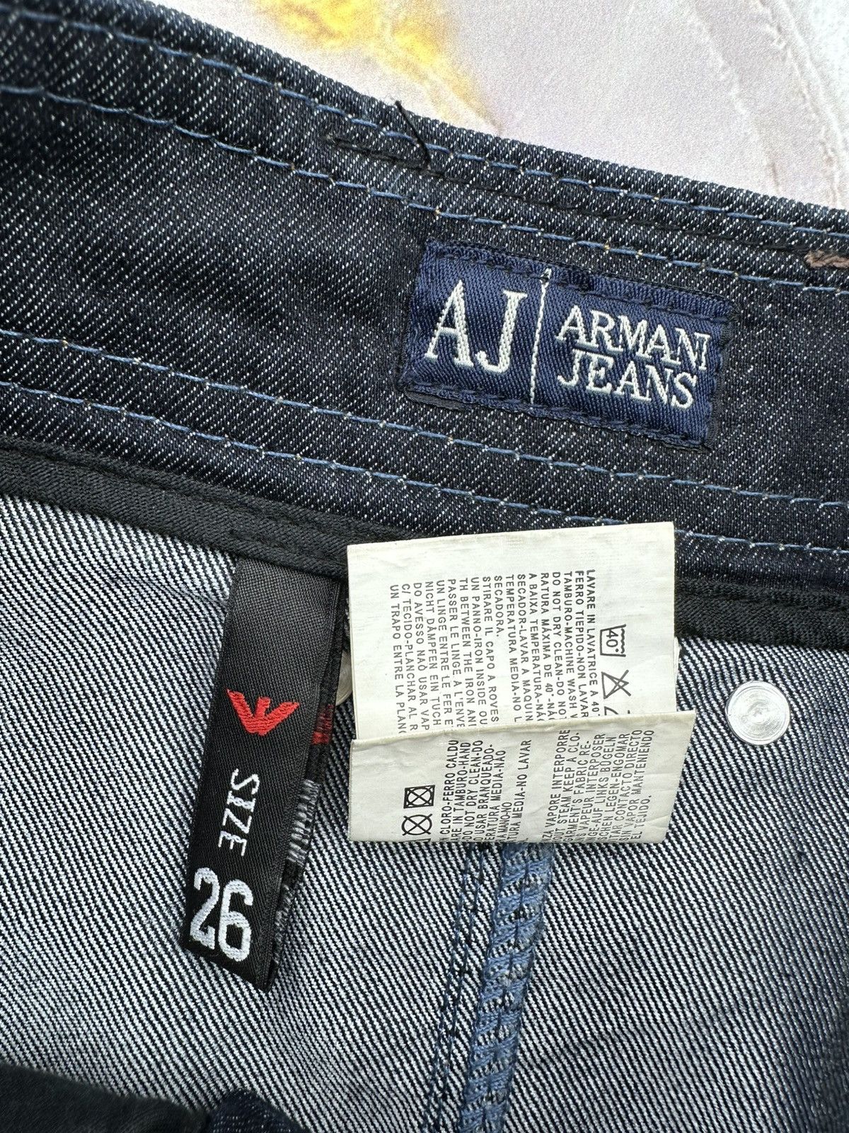 Armani Armani Jeans Knee Length Skirt Size 26" / US 2 / IT 38 - 2 Thumbnail
