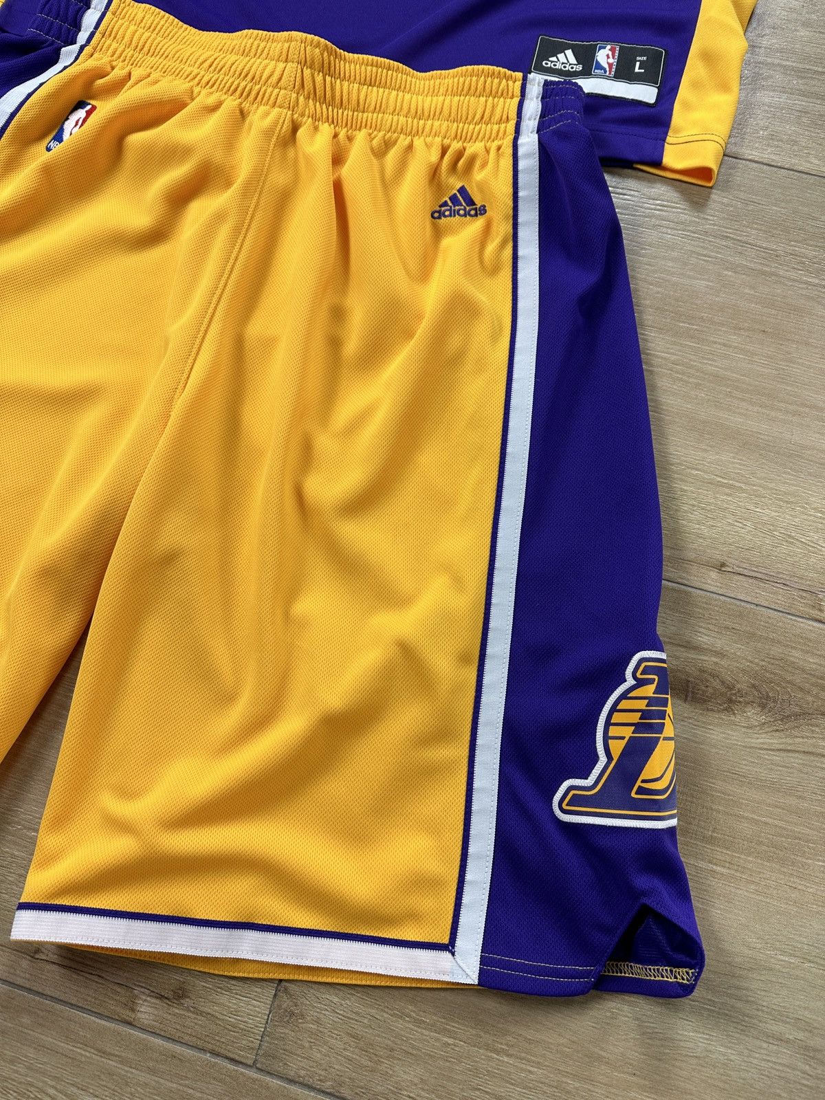 Adidas × NBA #16 Gasol L.A. Lakers Adidas Jerseys + Shorts Set Vintage Size US L / EU 52-54 / 3 - 2 Thumbnail