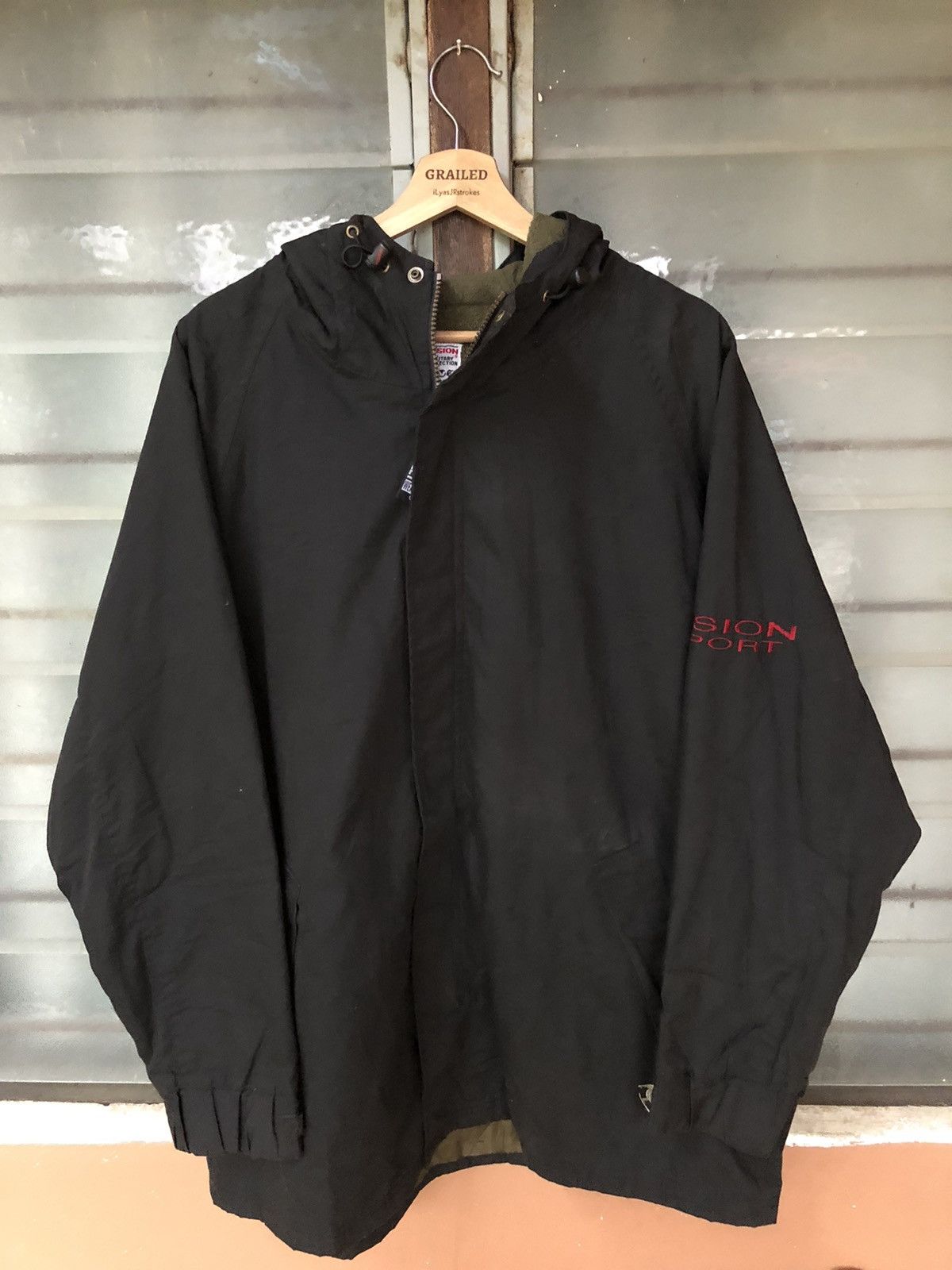 Vision Streetwear Vintage Vision Street Wear Military Collection Hoodie Jacket Size US XL / EU 56 / 4 - 2 Thumbnail