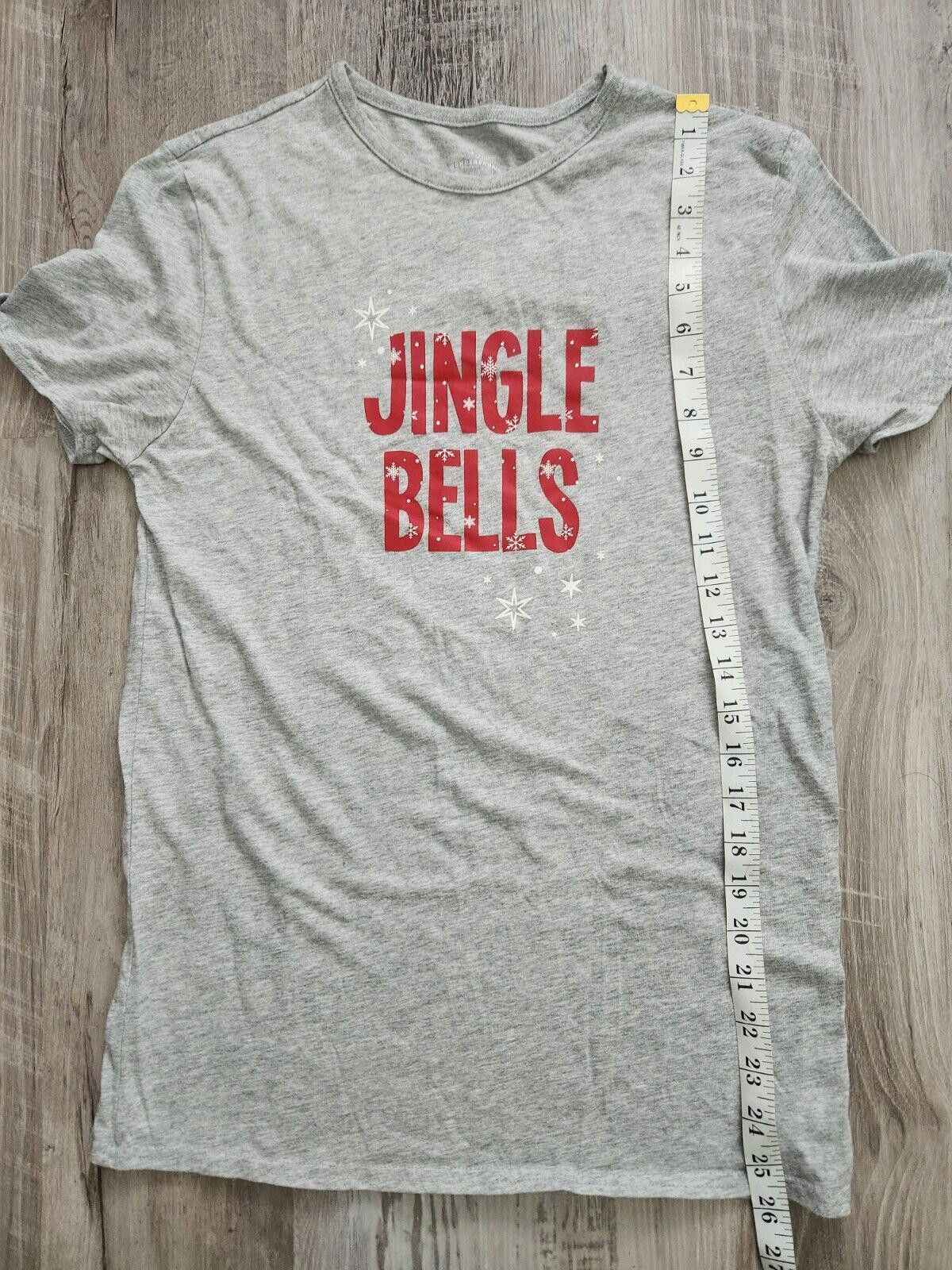 Wonderlooper Wondershop Pajama Top Jingle Bells Short Sleeve Small Size ONE SIZE - 5 Thumbnail