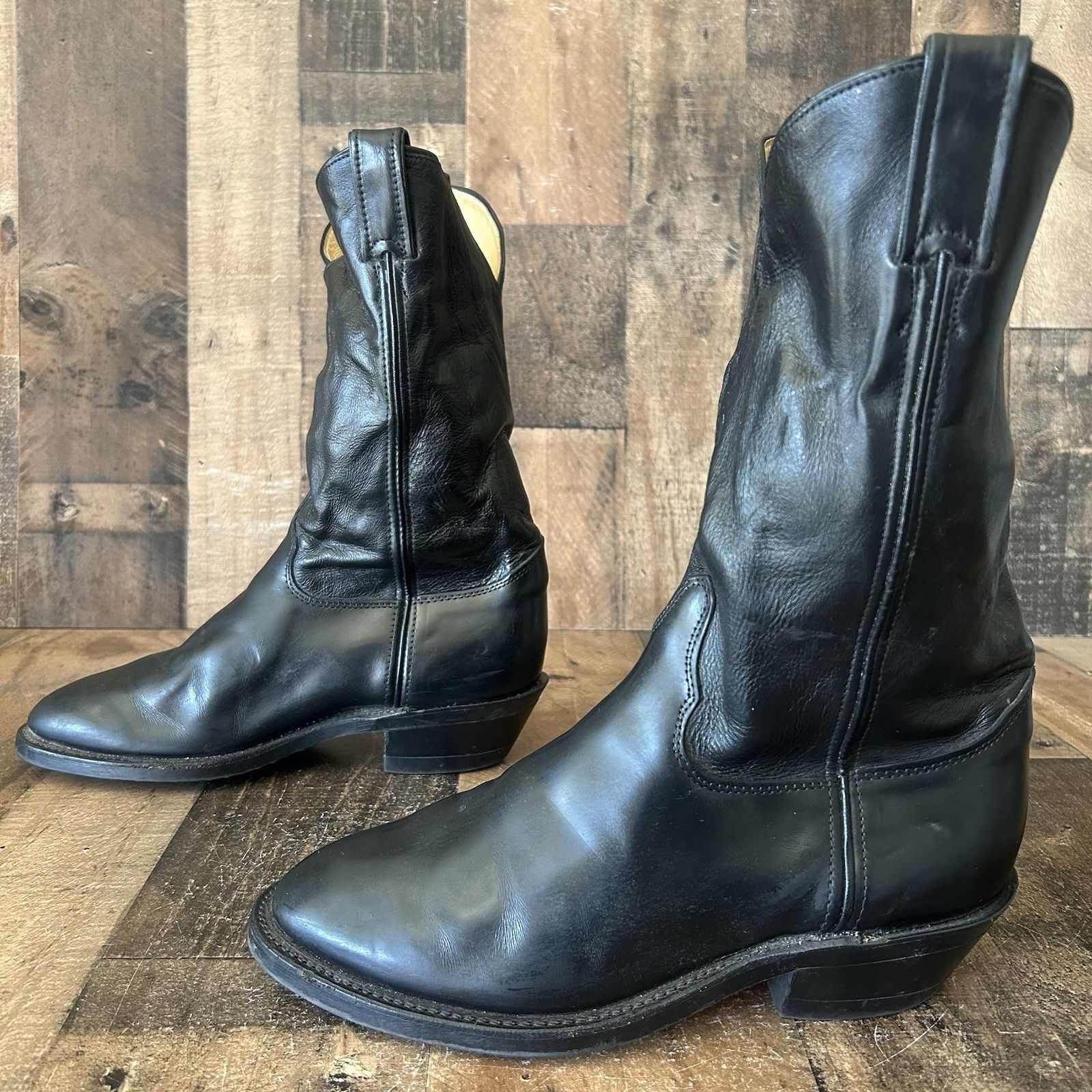 Justin Justin 3040 Tobias Vibram Sole Cowboy Boots Mens 9.5 EE Size US 9.5 / EU 42-43 - 11 Thumbnail