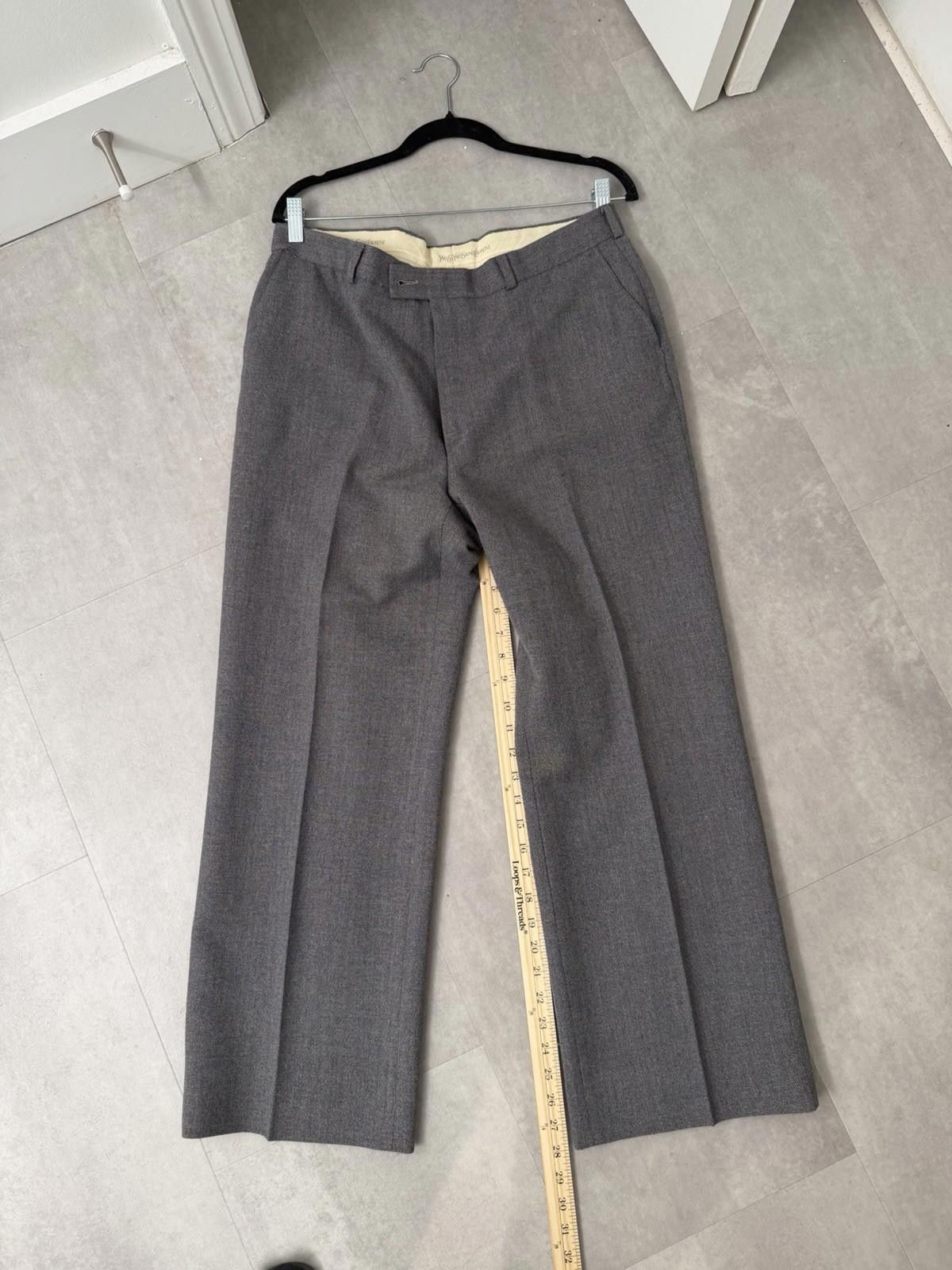 Yves Saint Laurent Yves Saint Laurent Vintage 70-80s Wool Tweed Trouser, ~32x28 Size US 32 / EU 48 - 7 Thumbnail