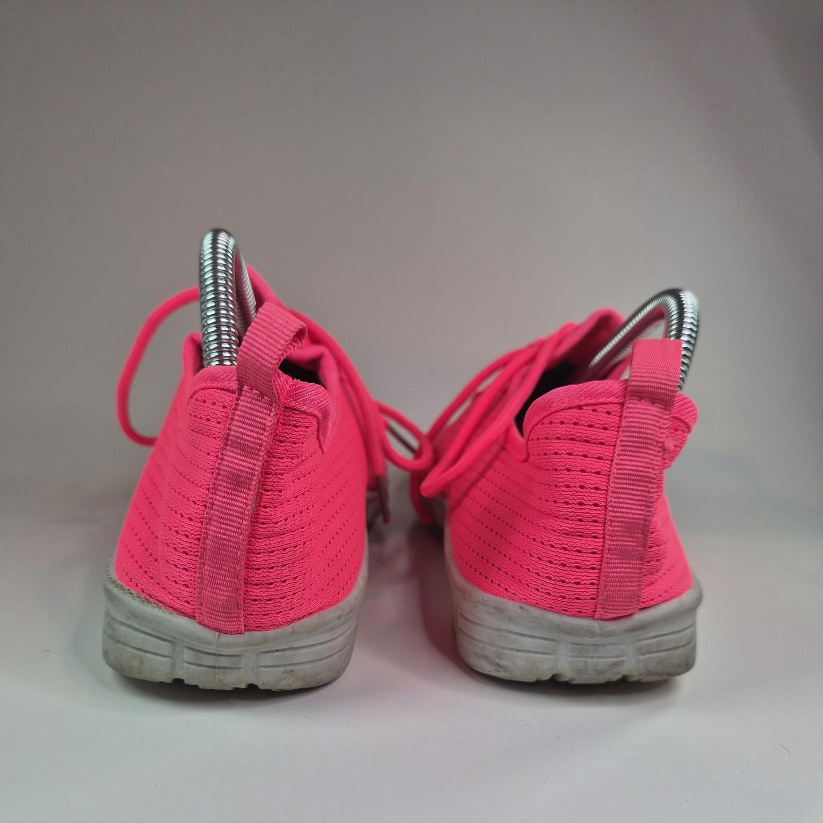 Other Light Weight Women Shoes Sz8 Neon Pink Athletic Lace Up Mesh Size US 8 / IT 38 - 3 Thumbnail