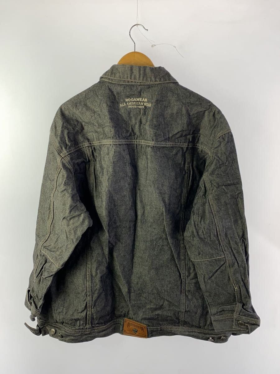 Rocawear Rocawear Cotton Denim Jacket Grey Size US XL / EU 56 / 4 - 2 Thumbnail