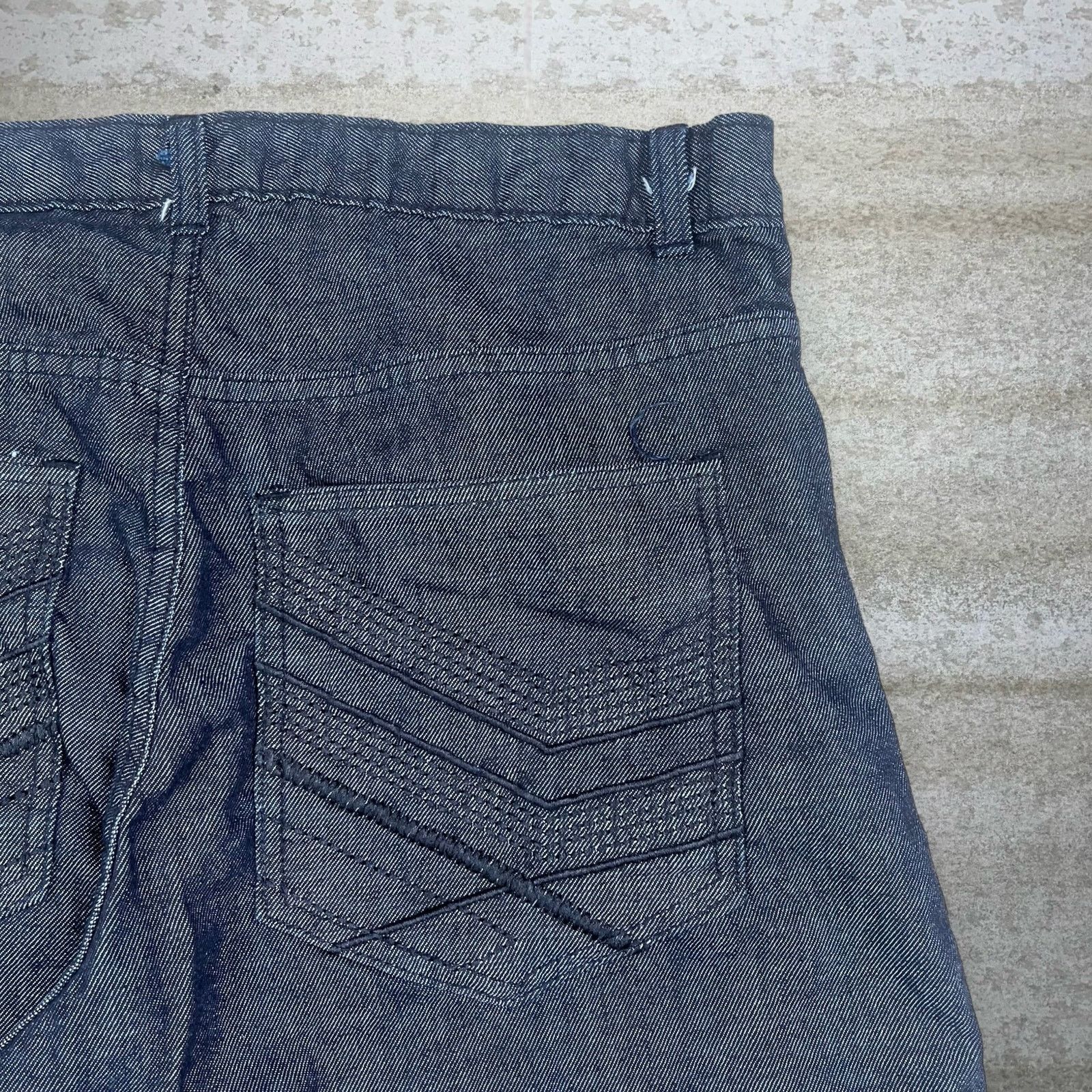 Vintage Vintage Y2K Qruel Skater Jeans 34x34 Straight Leg Blue Wash Size US 34 / EU 50 - 3 Thumbnail