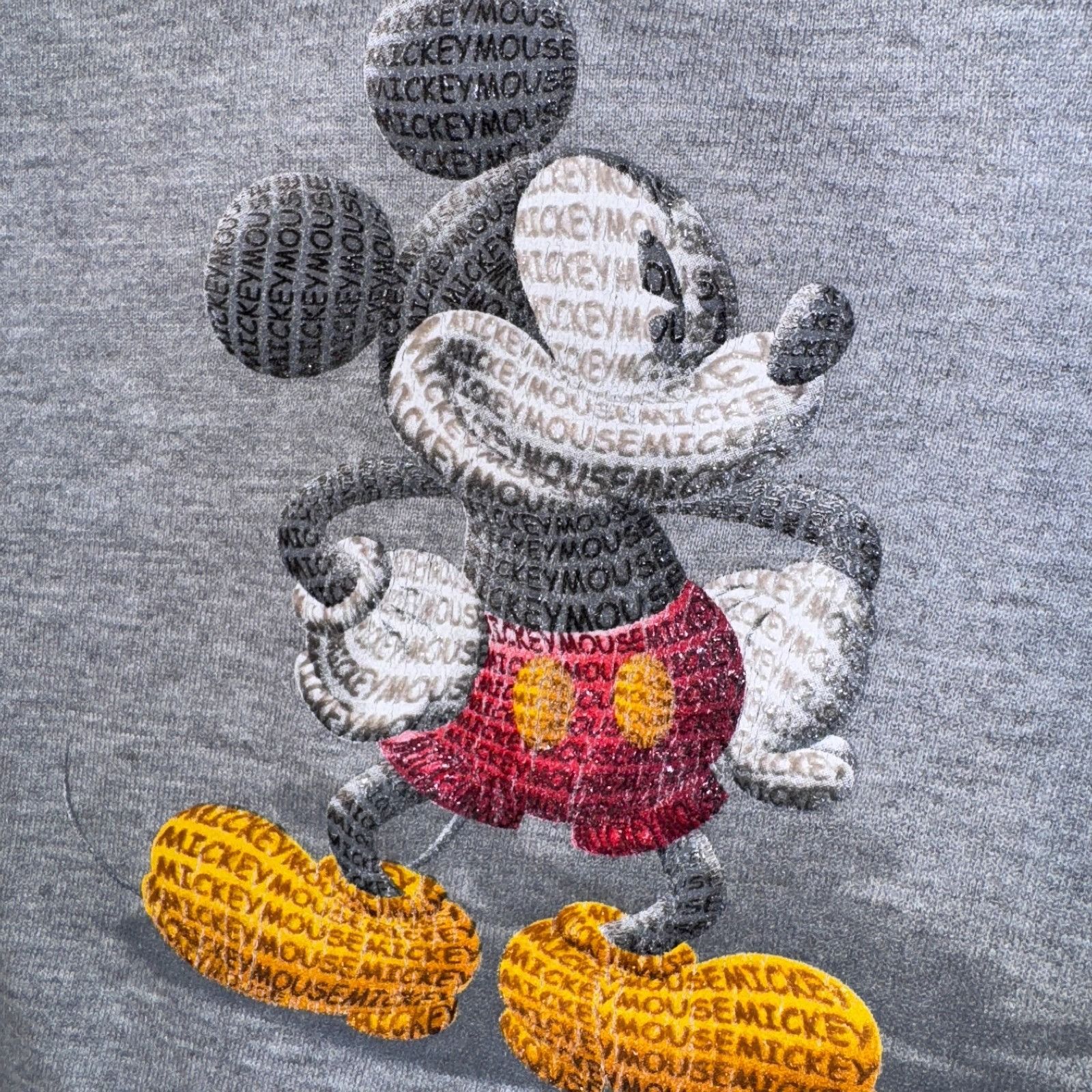 Disney Vintage Mickey Mouse Disney Store Sweatshirt XL Gray AOP Gra Size US XL / EU 56 / 4 - 3 Thumbnail