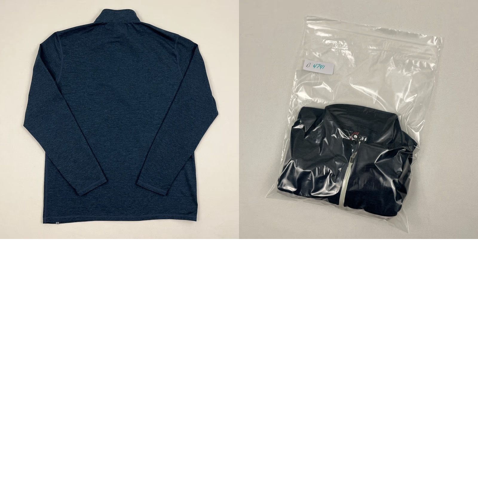 Marine Layer Marine Layer Weekend Sport Jacket Mens L Blue Performance Quarter Zip Pullover Jacket Size US L / EU 52-54 / 3 - 8 Thumbnail